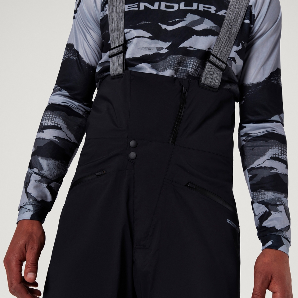 Men's MT500 Waterproof Bib Pant - Black - L