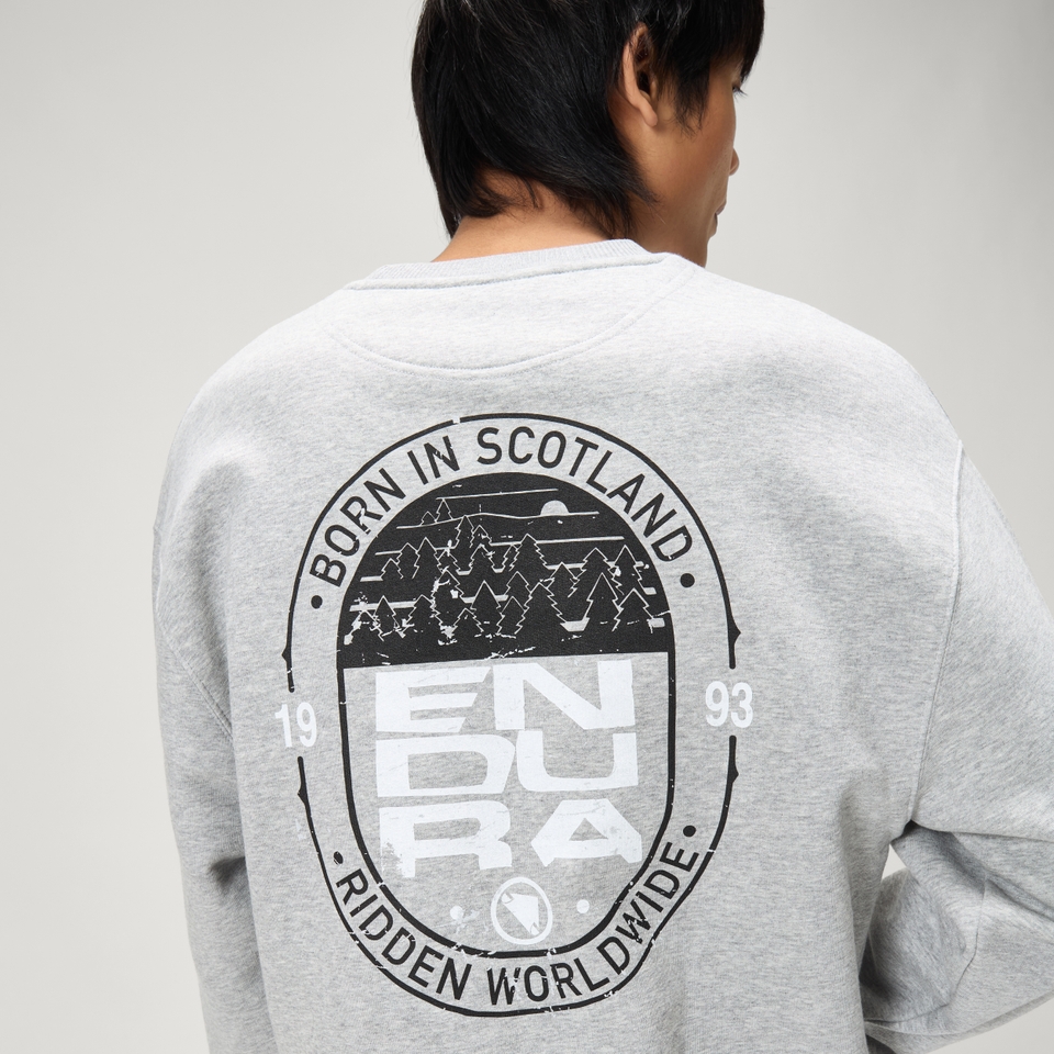 Unisex 'Ninety Three' Sweatshirt - Heathered Grey - S