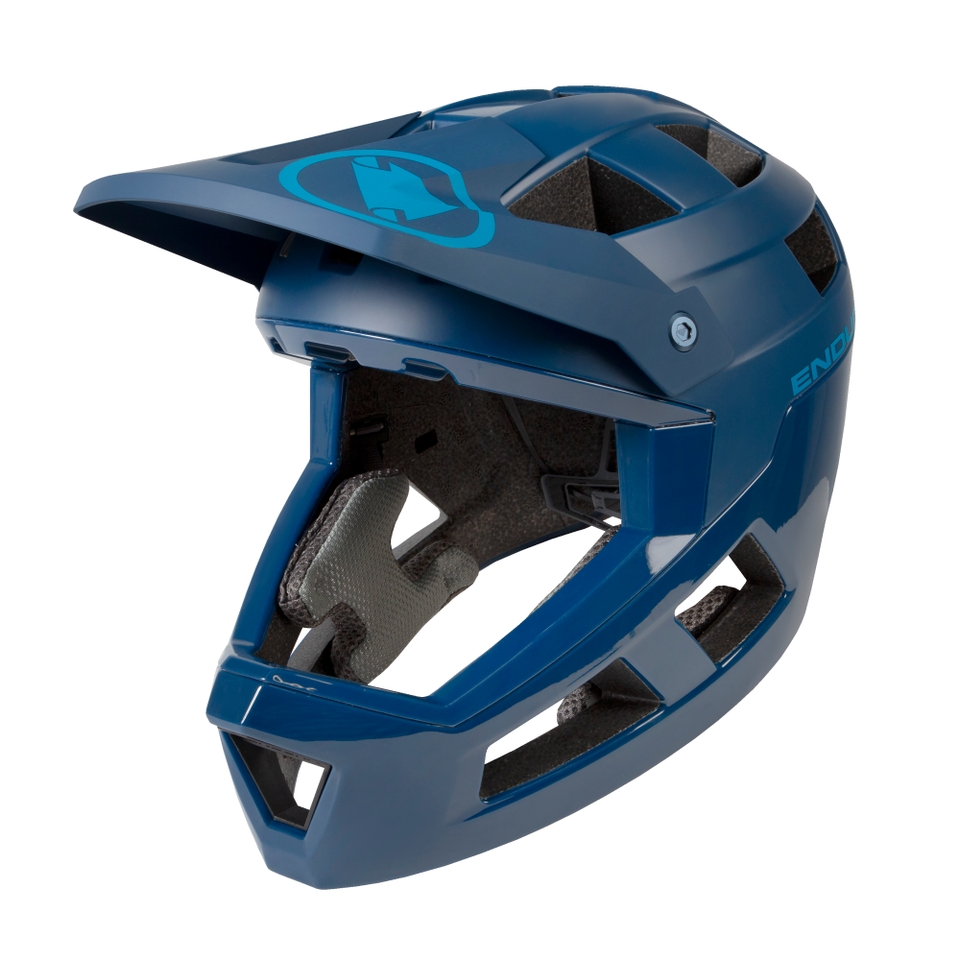 SingleTrack Full Face Helmet - Blueberry - S-M