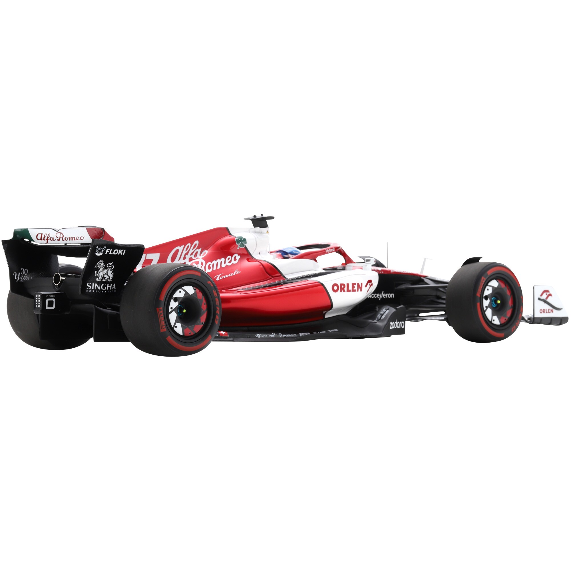 Alfa Romeo F1 Team ORLEN C42 No.77 6th Bahrain GP - Valtteri Bottas 1:18 Model
