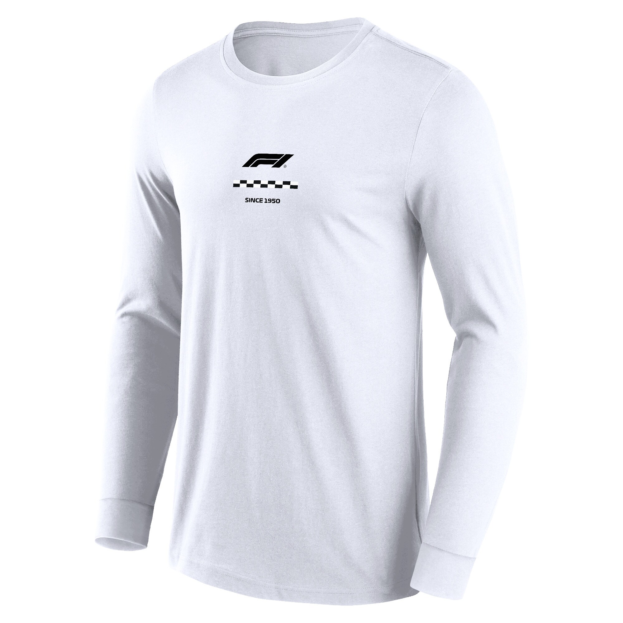 Formula 1 Distressed Car Graphic Long Sleeve T-Shirt