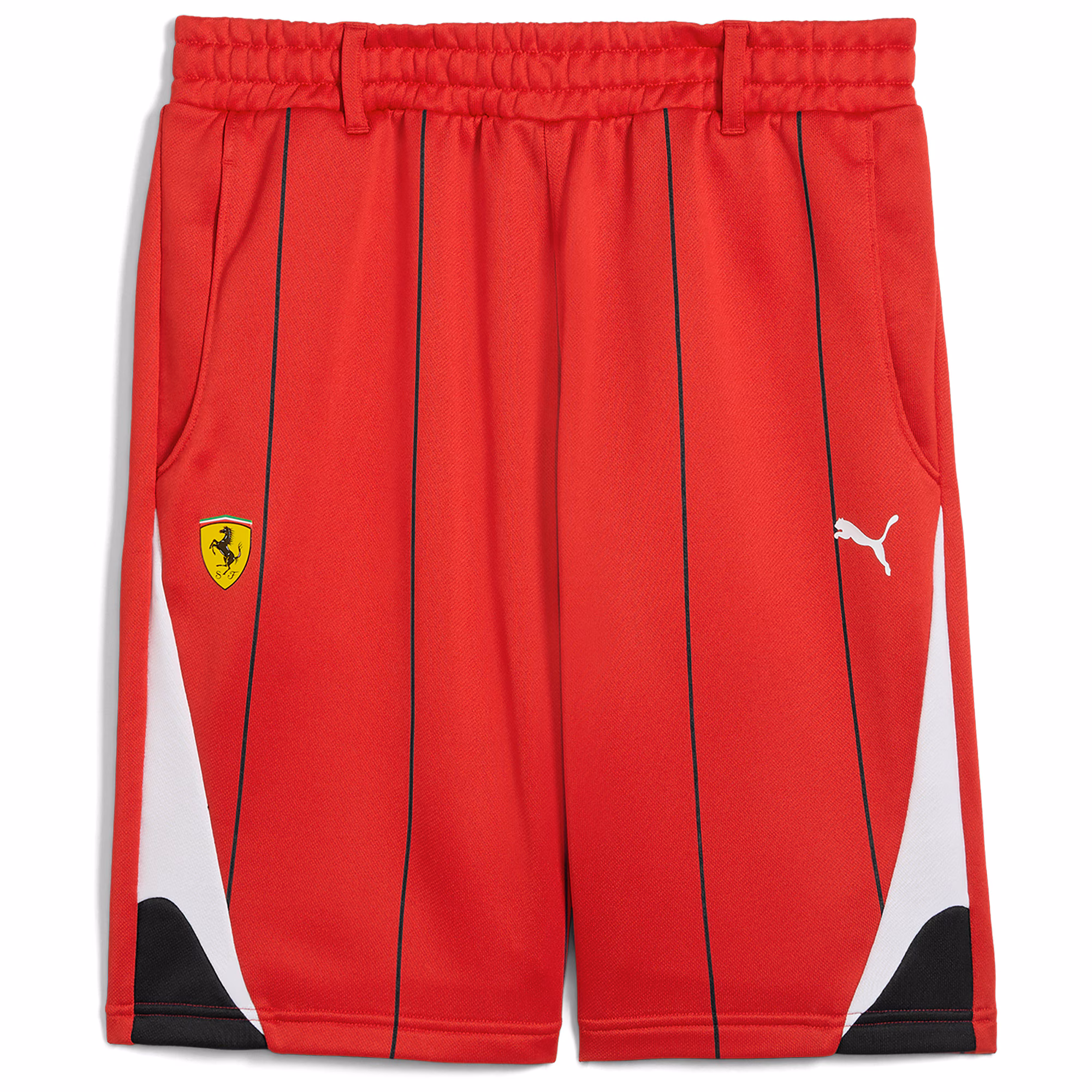 Scuderia Ferrari Race Woven Shorts by Puma - Red