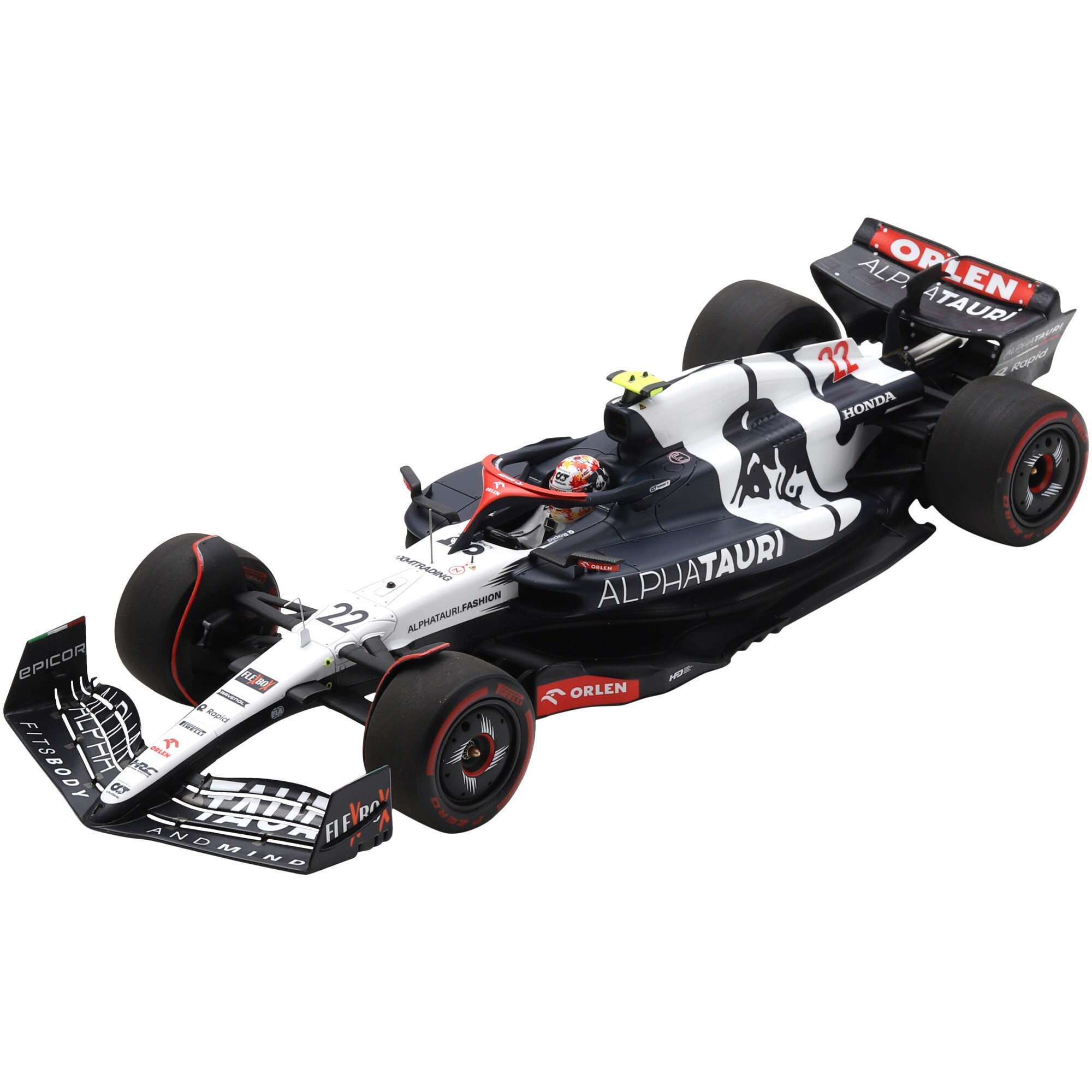 Scuderia AlphaTauri AT03 No.22 - Yuki Tsunoda 1:18 Model