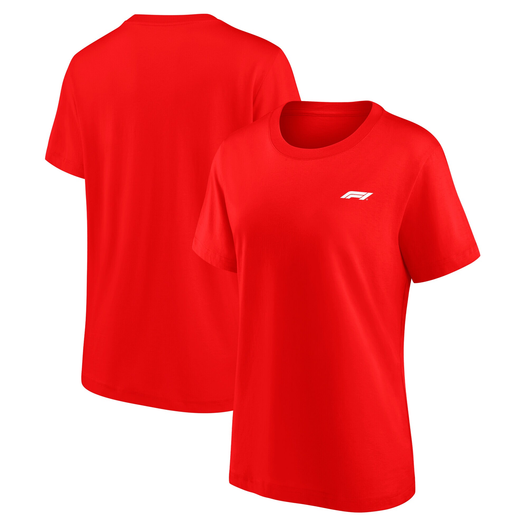 Formula 1 Essentials Small Crest T-Shirt - Fiery Red - Womens