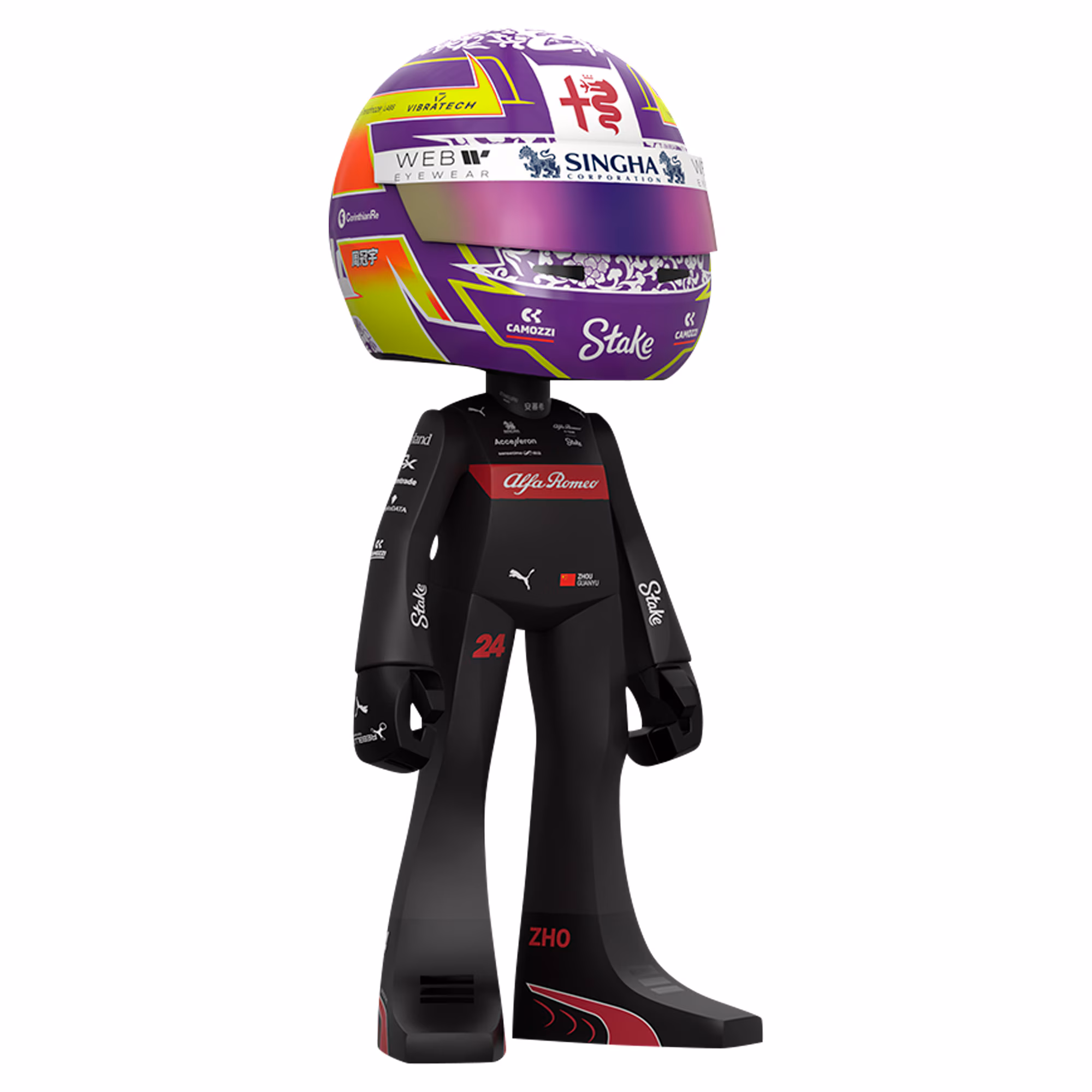 Alfa Romeo Sauber F1 Mighty Jaxx 2023 Zhou Guanyu Collectable Figurine