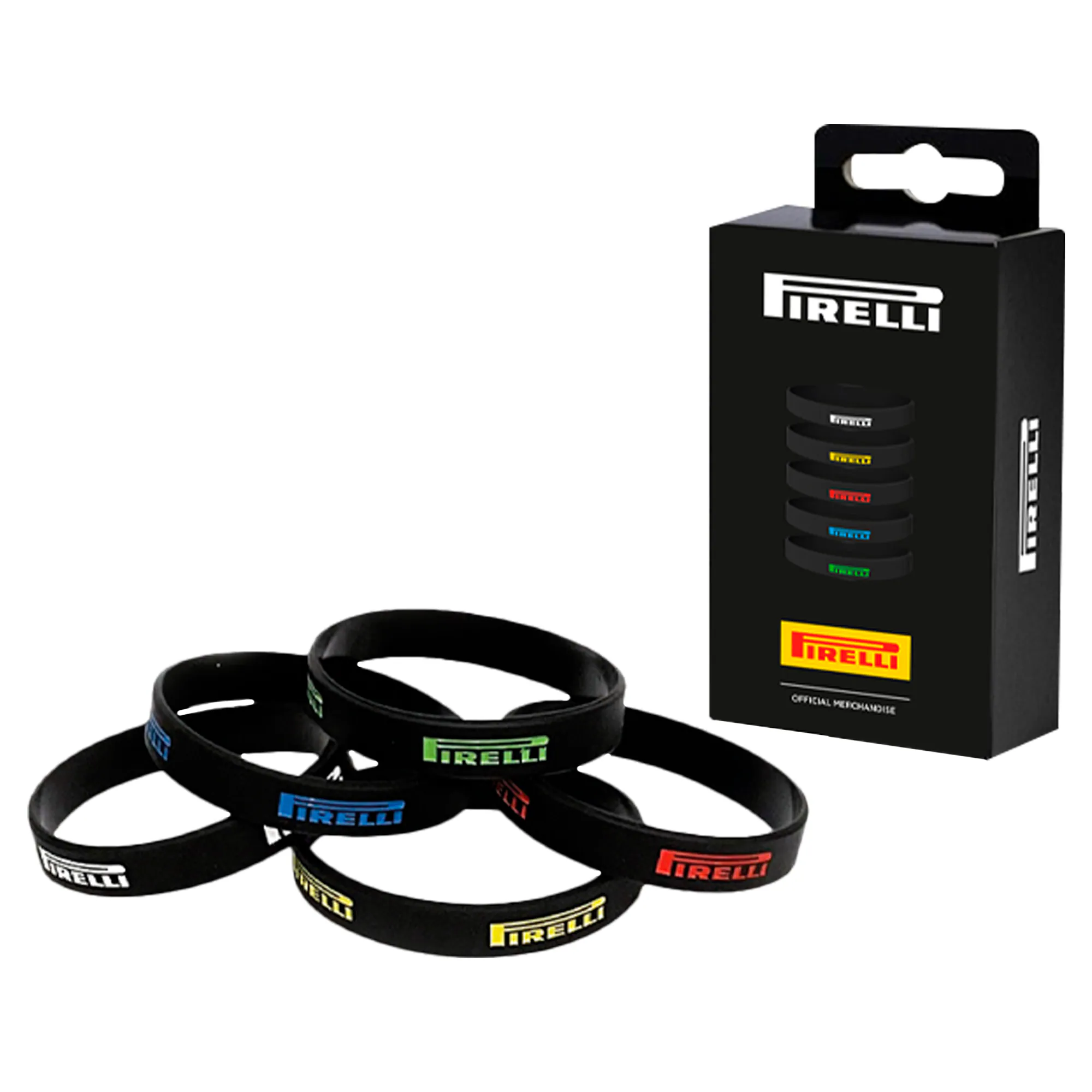 Pirelli 5pk Rubber Bracelets