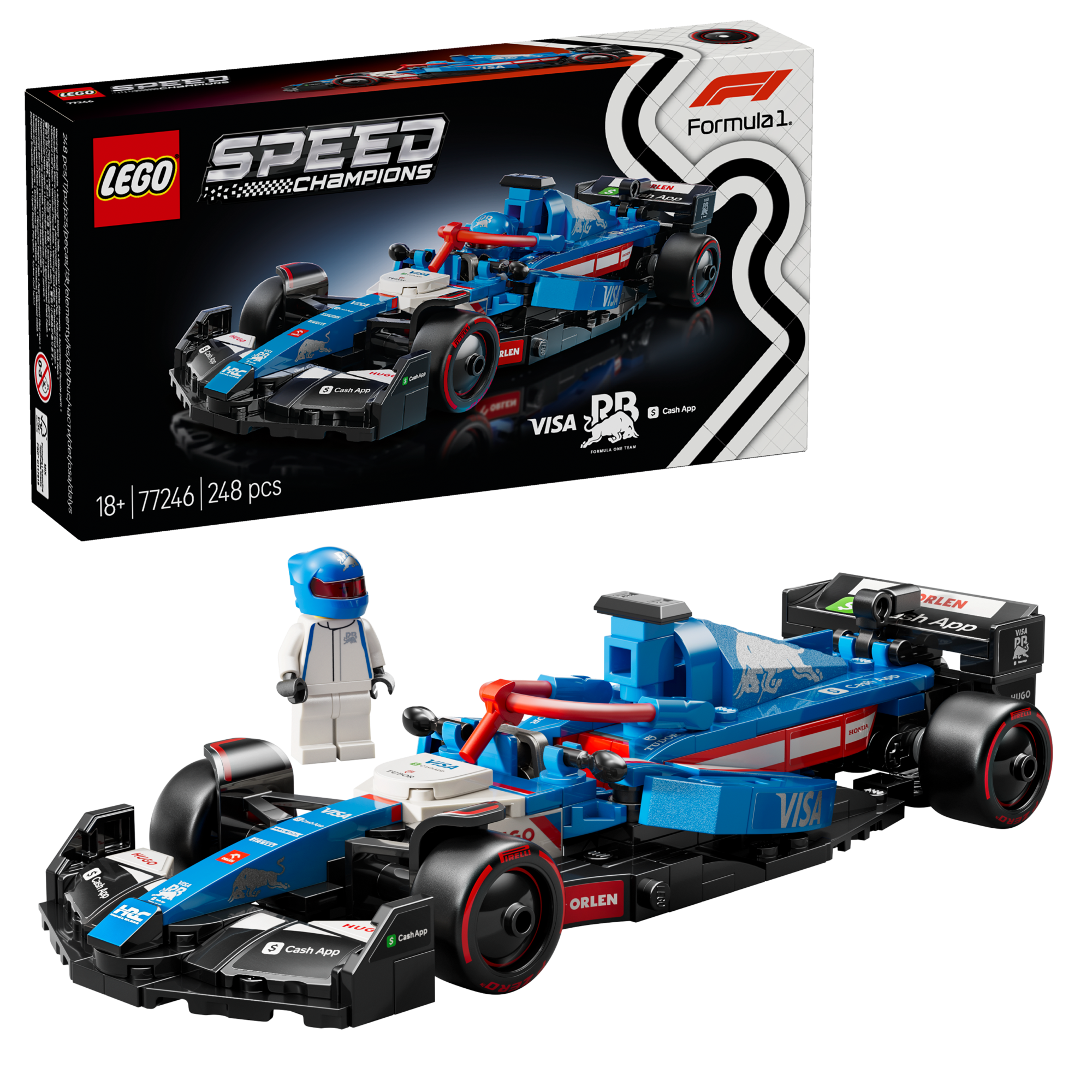 Visa Cash App RB VCARB 01 F1® LEGO® Race Car