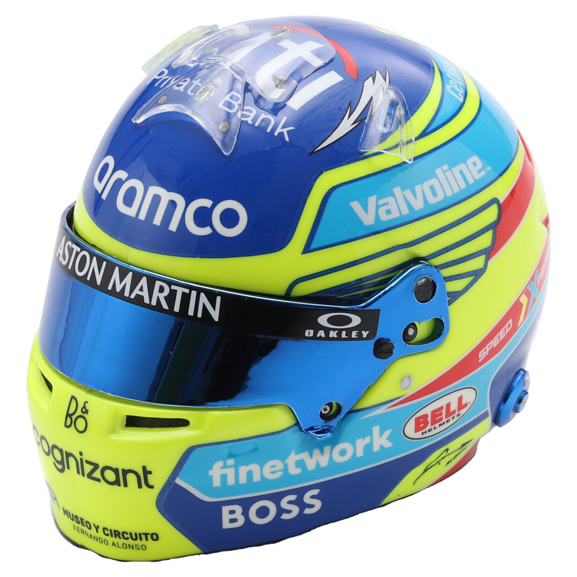 Aston Martin Aramco F1 Team Fernando Alonso 2024 1:5 Spark Model Helmet