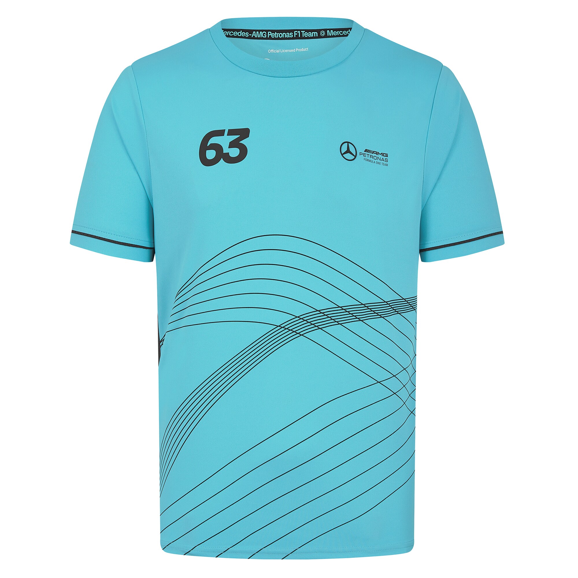 Mercedes AMG Petronas F1 George Russell 63 Sports T-Shirt
