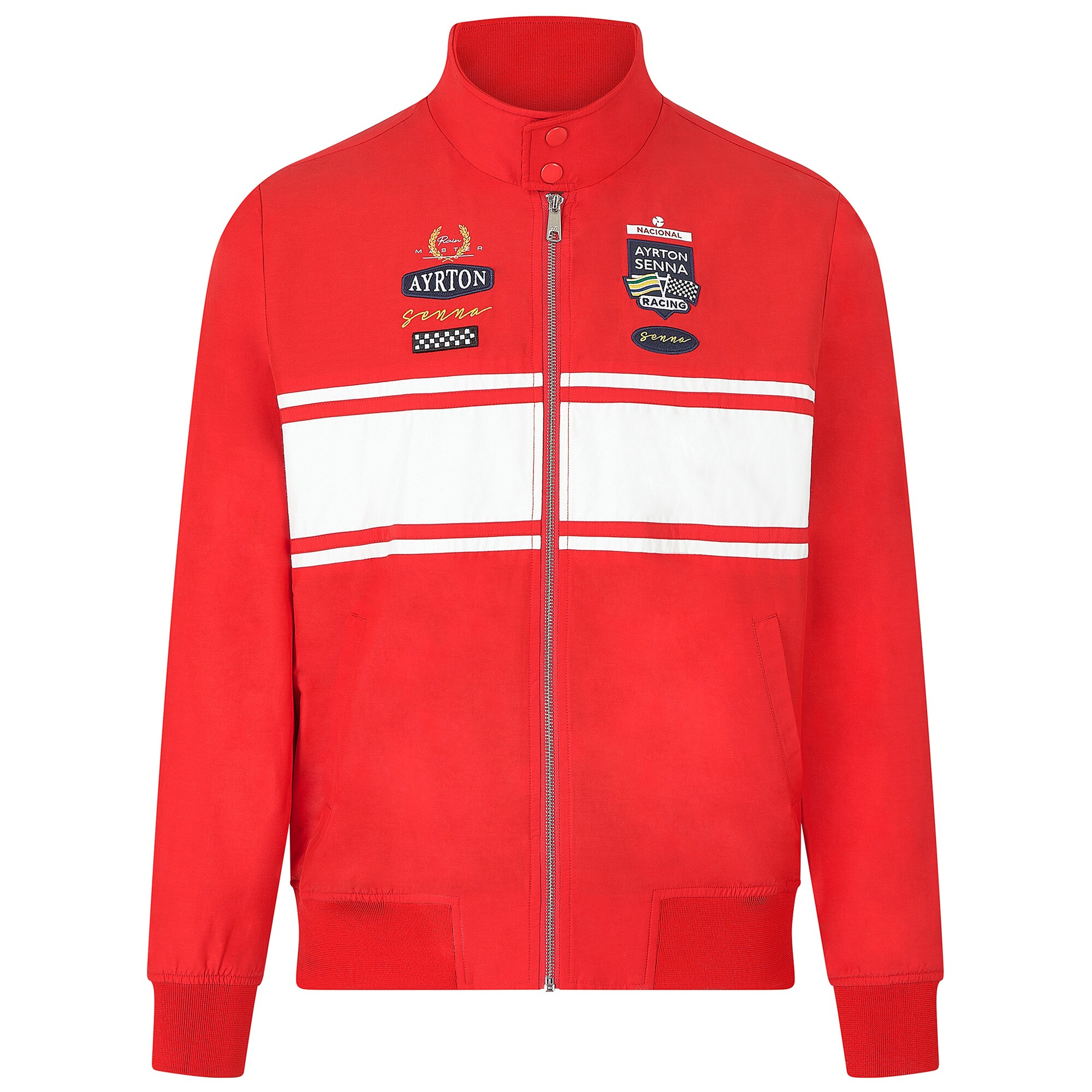 Ayrton Senna Legacy Patchwork Bomber Jacket
