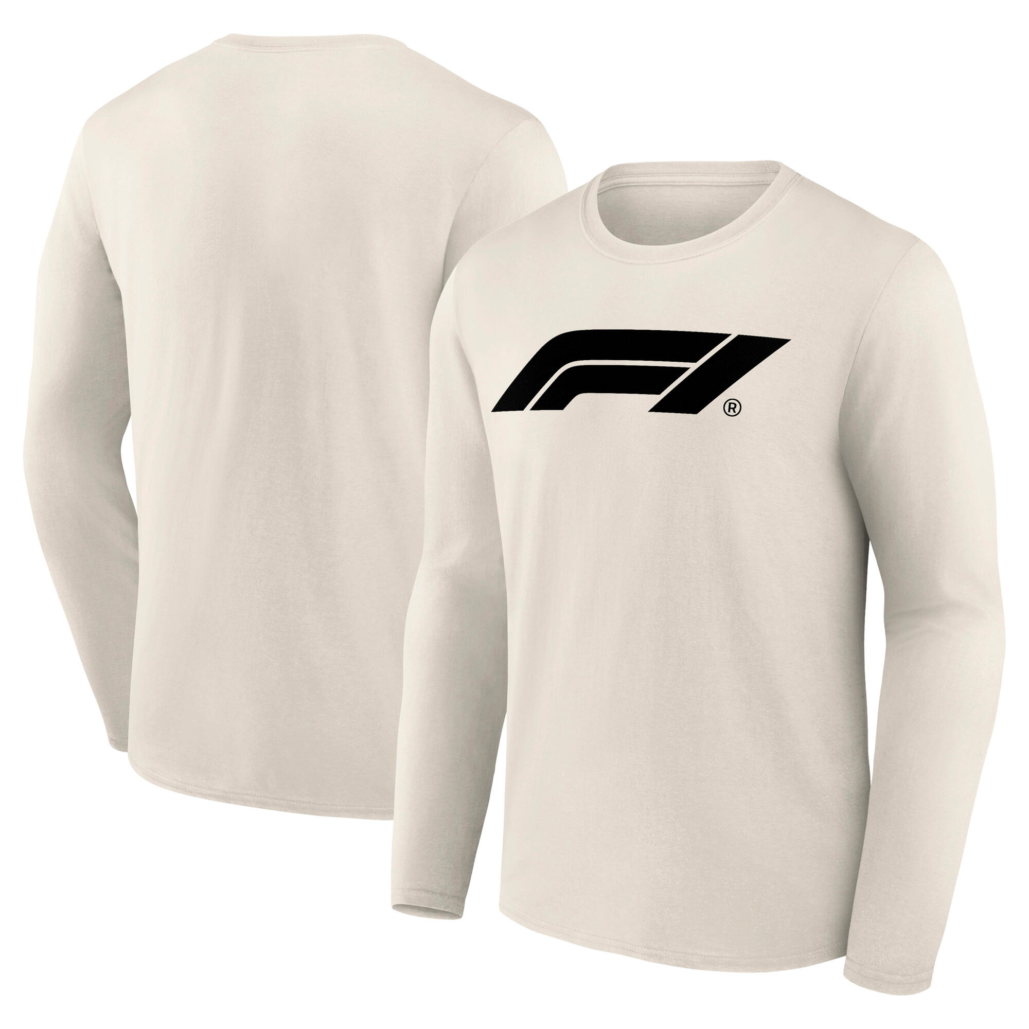 Formula 1 Mono Logo Graphic LS T-Shirt - Off White