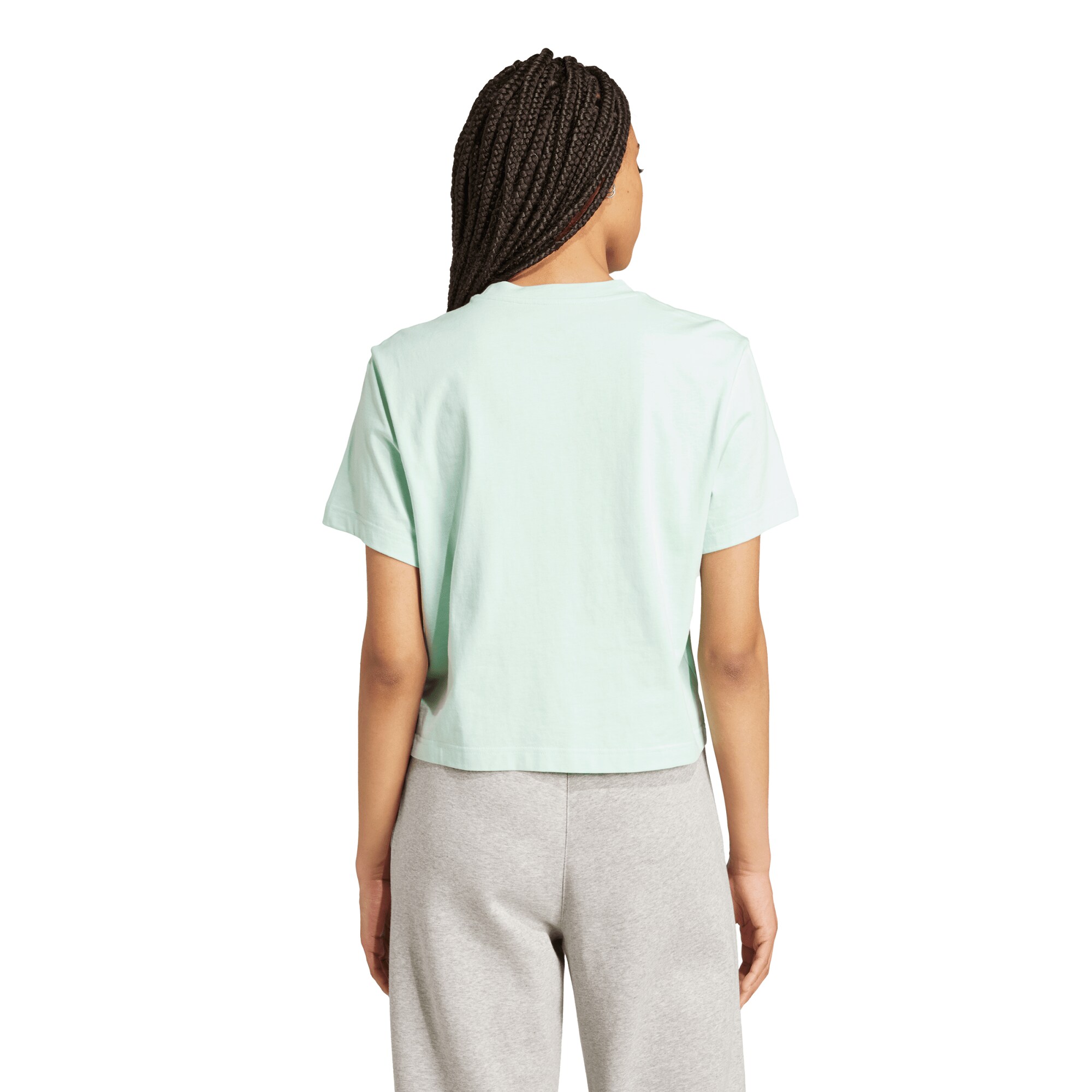 Mercedes AMG Petronas adidas F1 Premium Woven Cropped T-Shirt - Womens