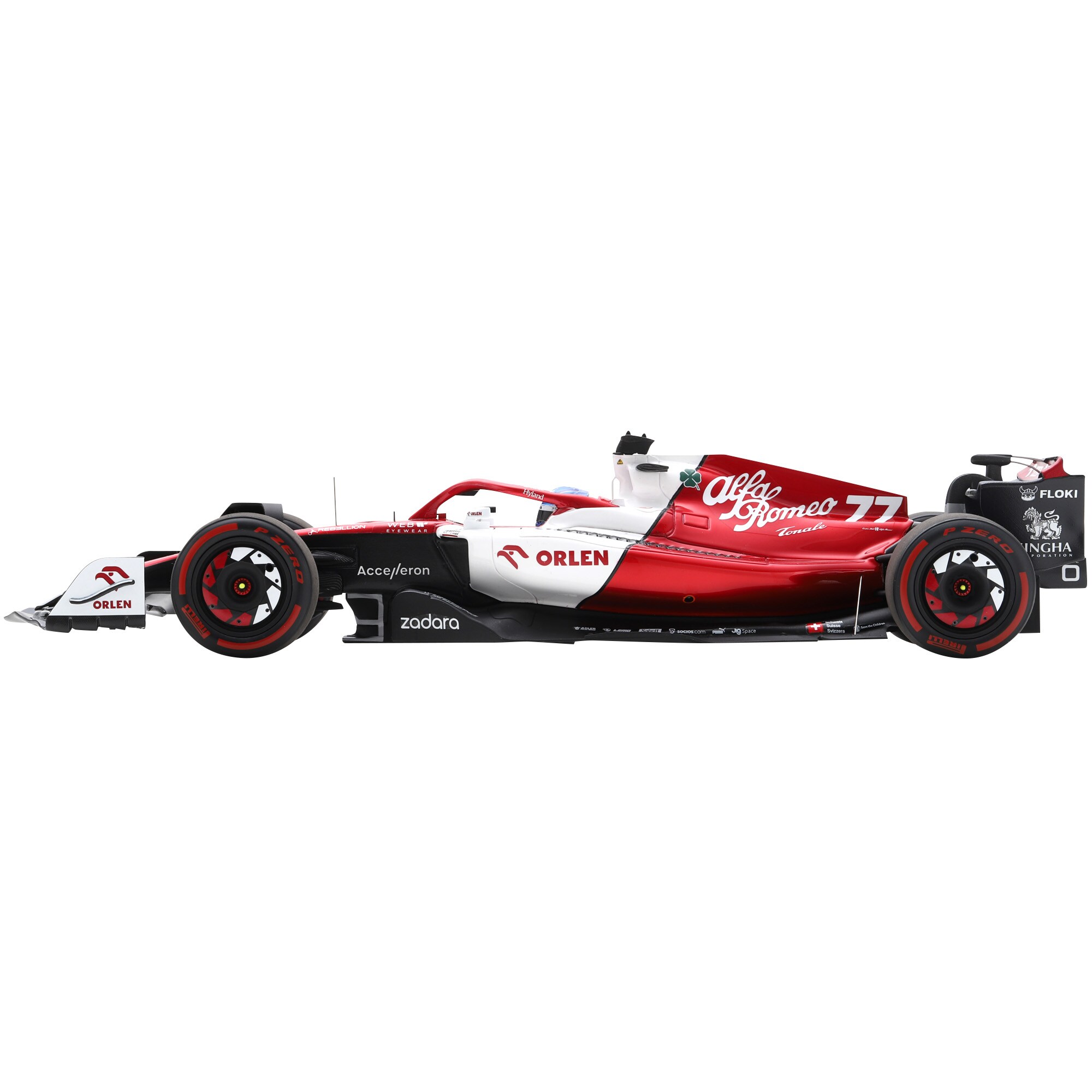 Alfa Romeo F1 Team ORLEN C42 No.77 6th Bahrain GP - Valtteri Bottas 1:18 Model