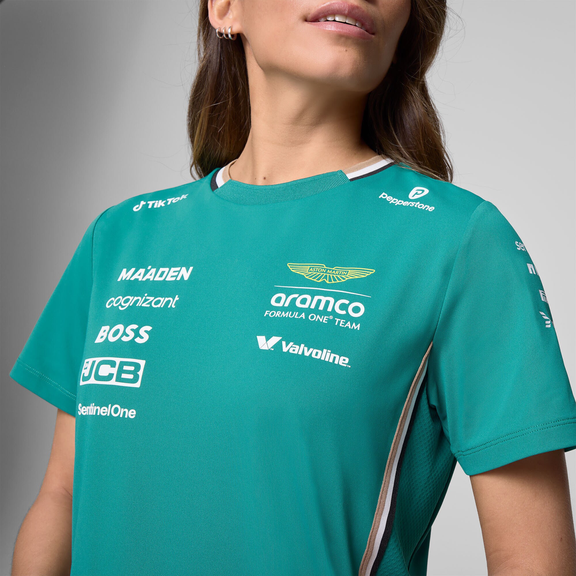 Aston Martin Aramco Cognizant F1 2025 Team T-Shirt - Womens