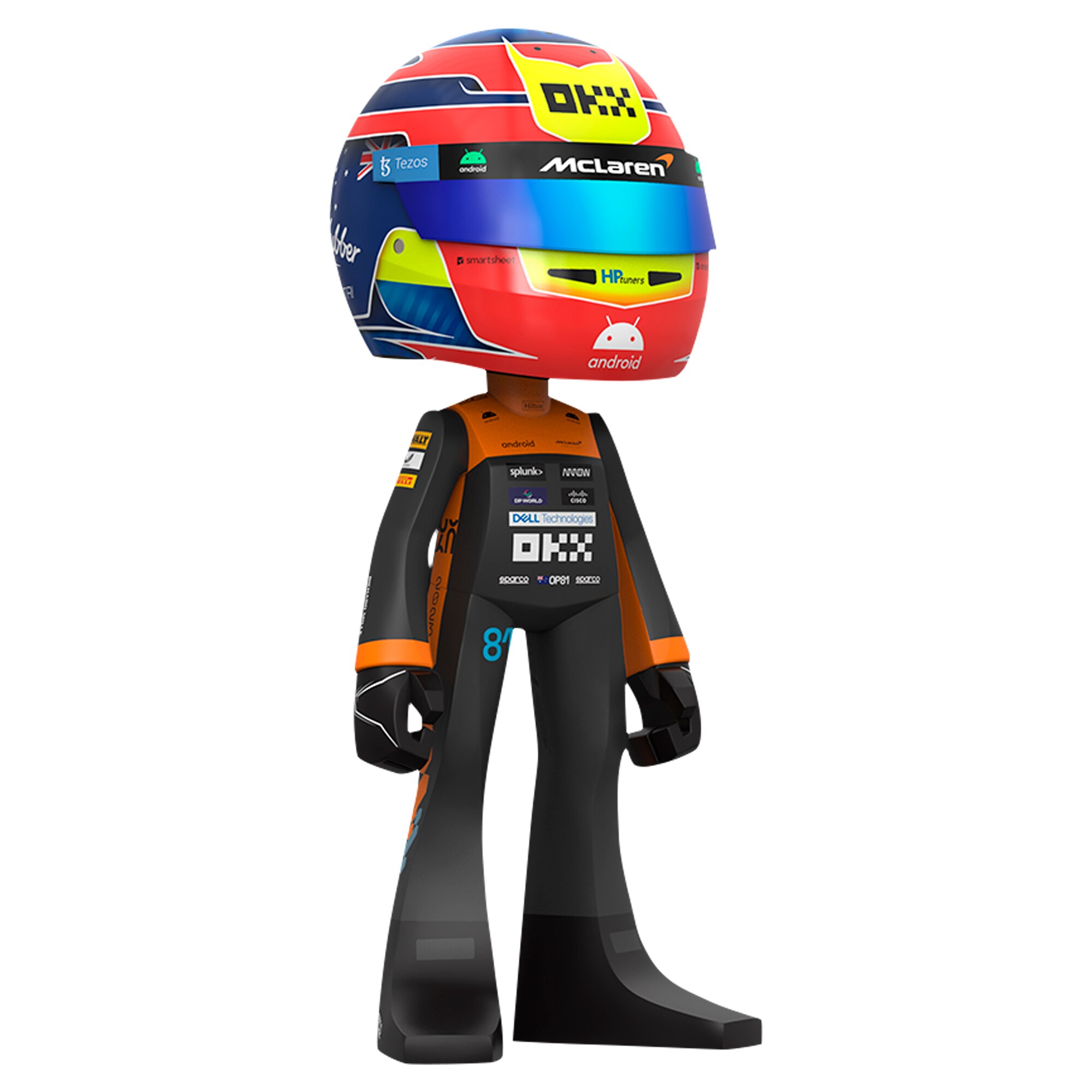 McLaren Mighty Jaxx 2023 Oscar Piastri Collectable Figurine