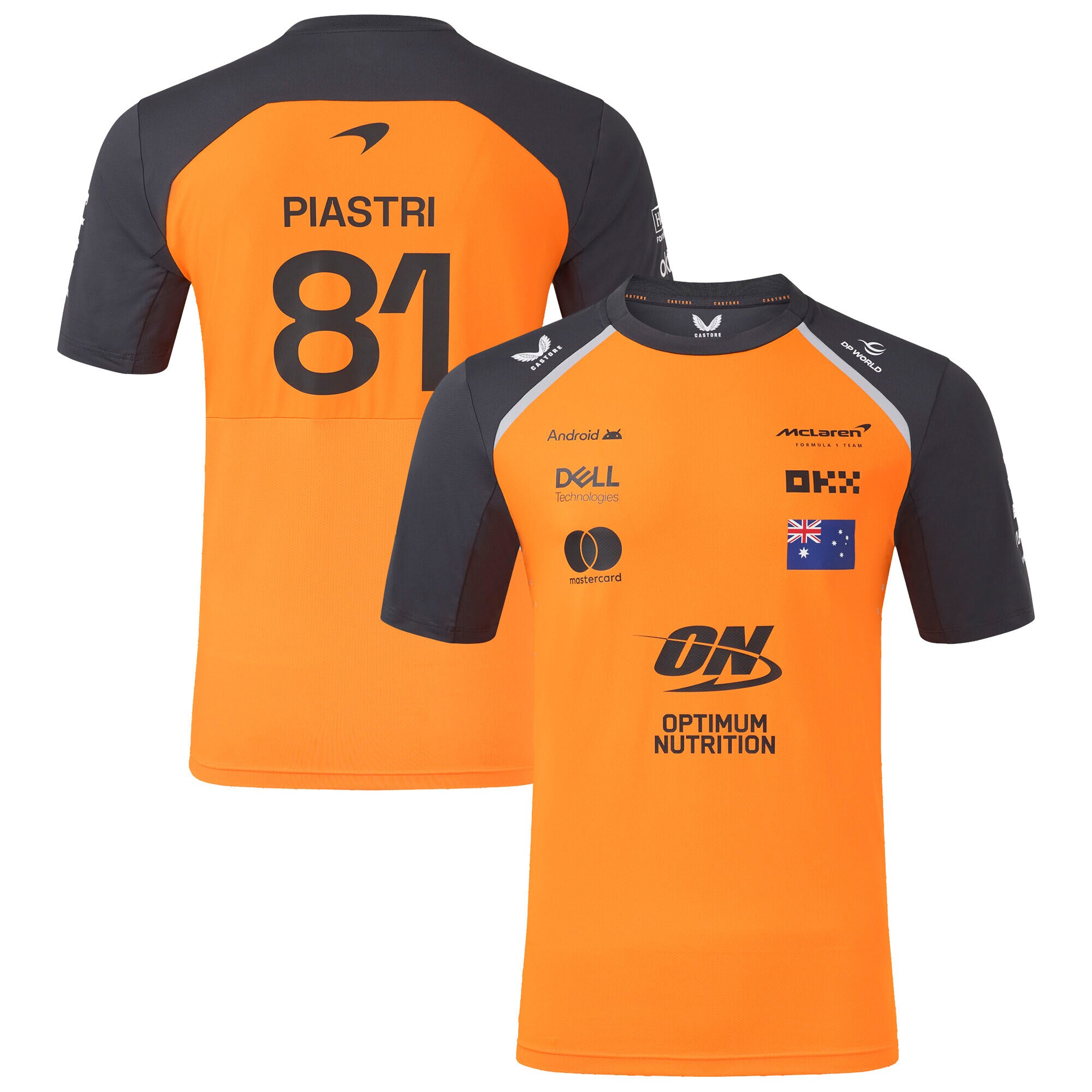 McLaren 2025 Team Oscar Piastri Driver Set Up T-Shirt - Autumn