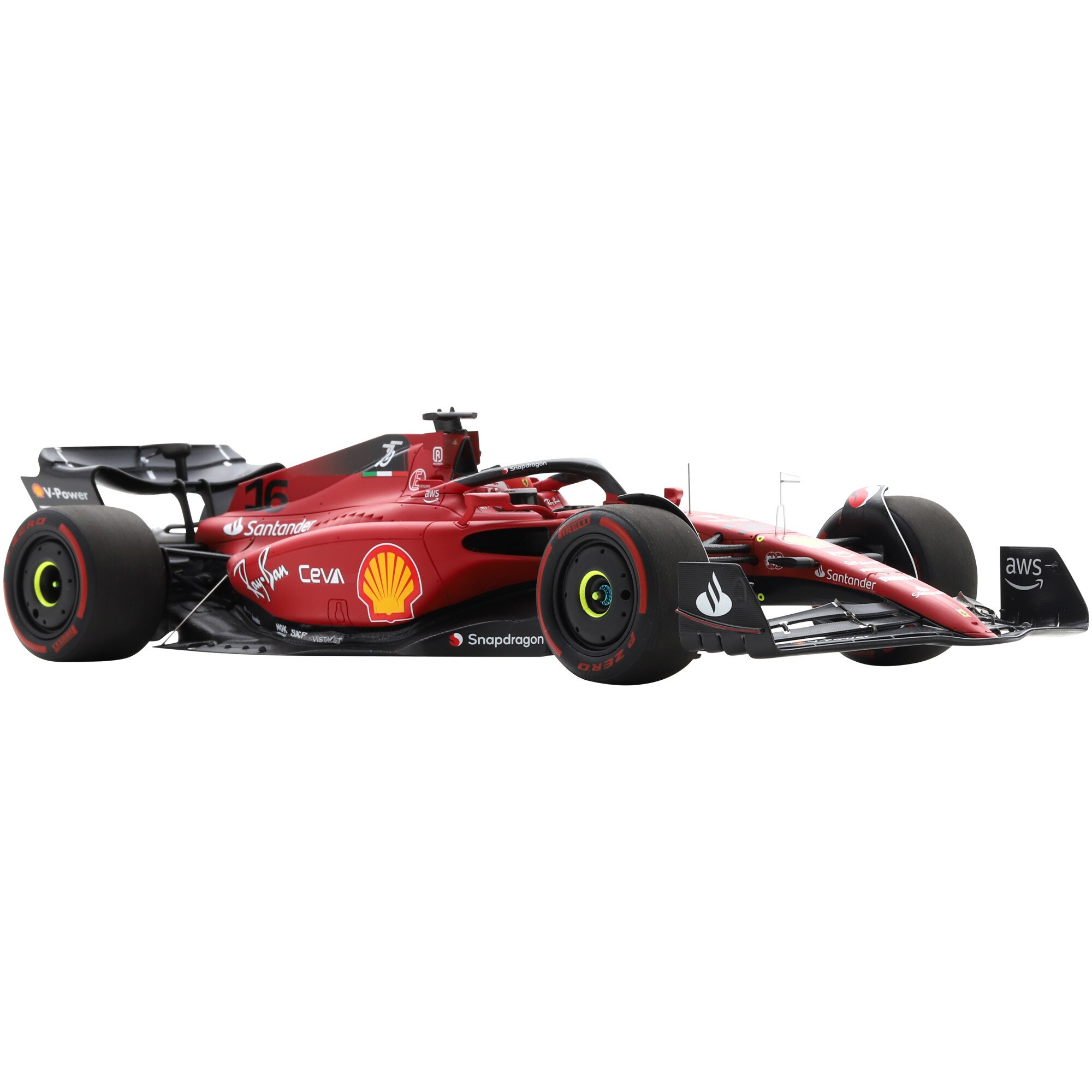 Scuderia Ferrari SF75 No.16 Winners Bahrain GP Charles LeClerc 1:18 LookSmart Model