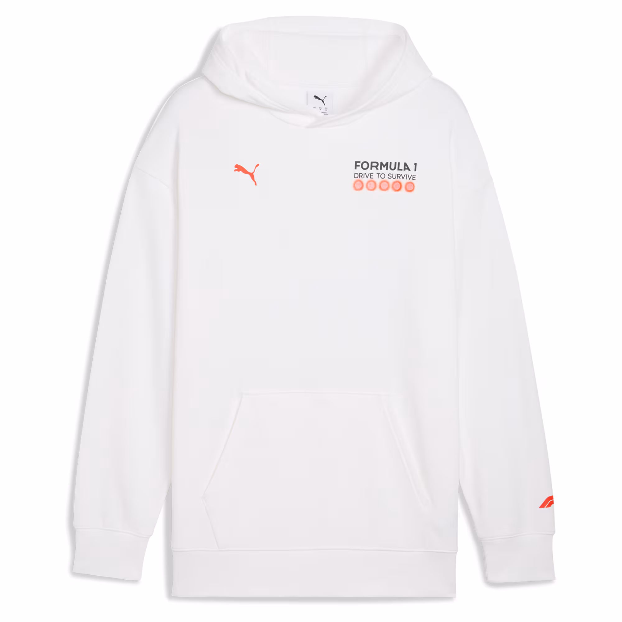 Formula 1 Drive to Survive Graphic Race Hoodie - White