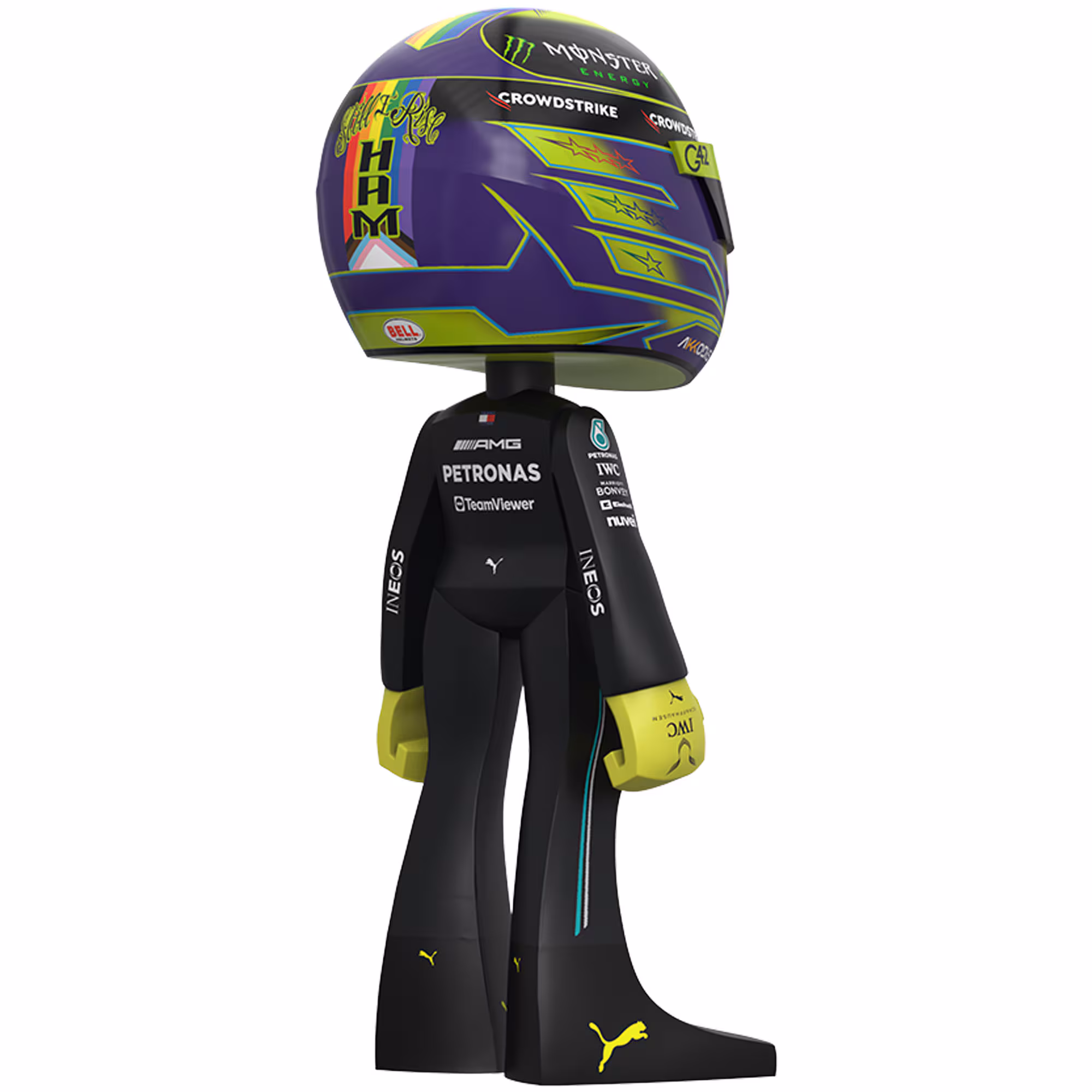 Mercedes Mighty Jaxx 2023 Lewis Hamilton Collectable Figurine