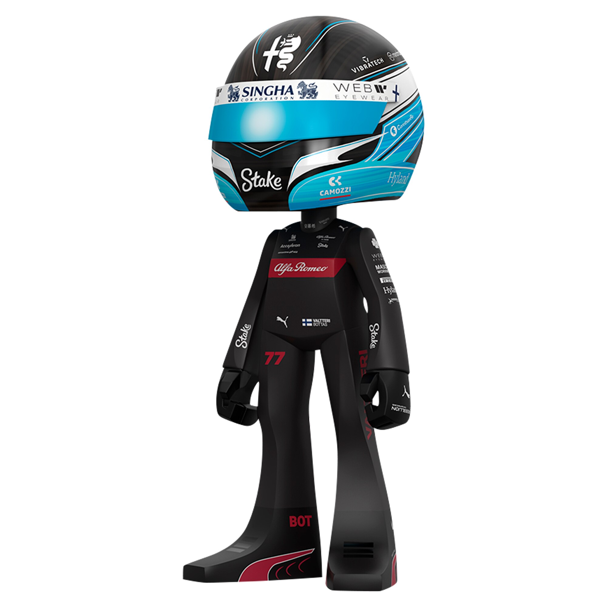 Alfa Romeo Sauber F1 Mighty Jaxx 2023 Valtteri Bottas Collectable Figurine