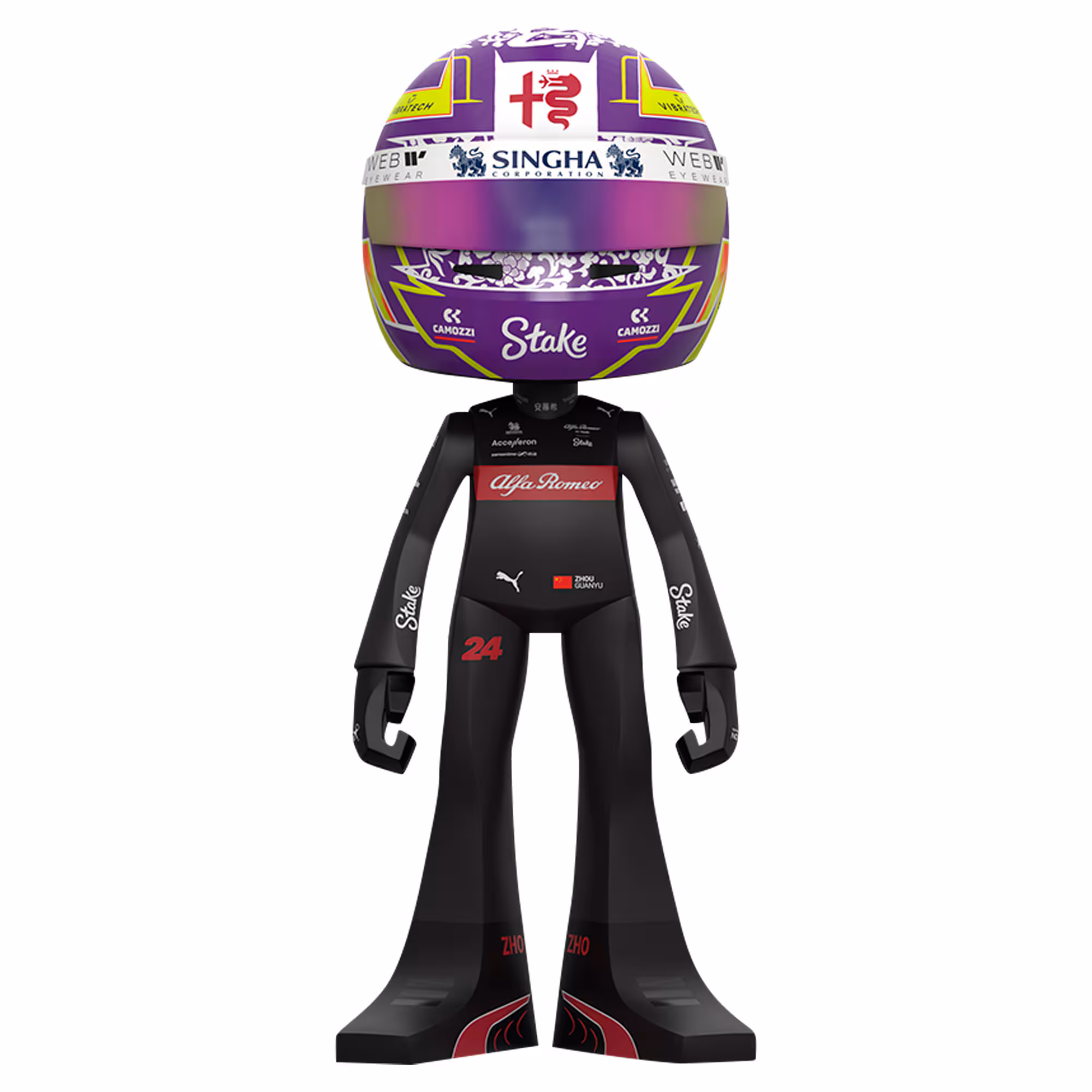 Alfa Romeo Sauber F1 Mighty Jaxx 2023 Zhou Guanyu Collectable Figurine