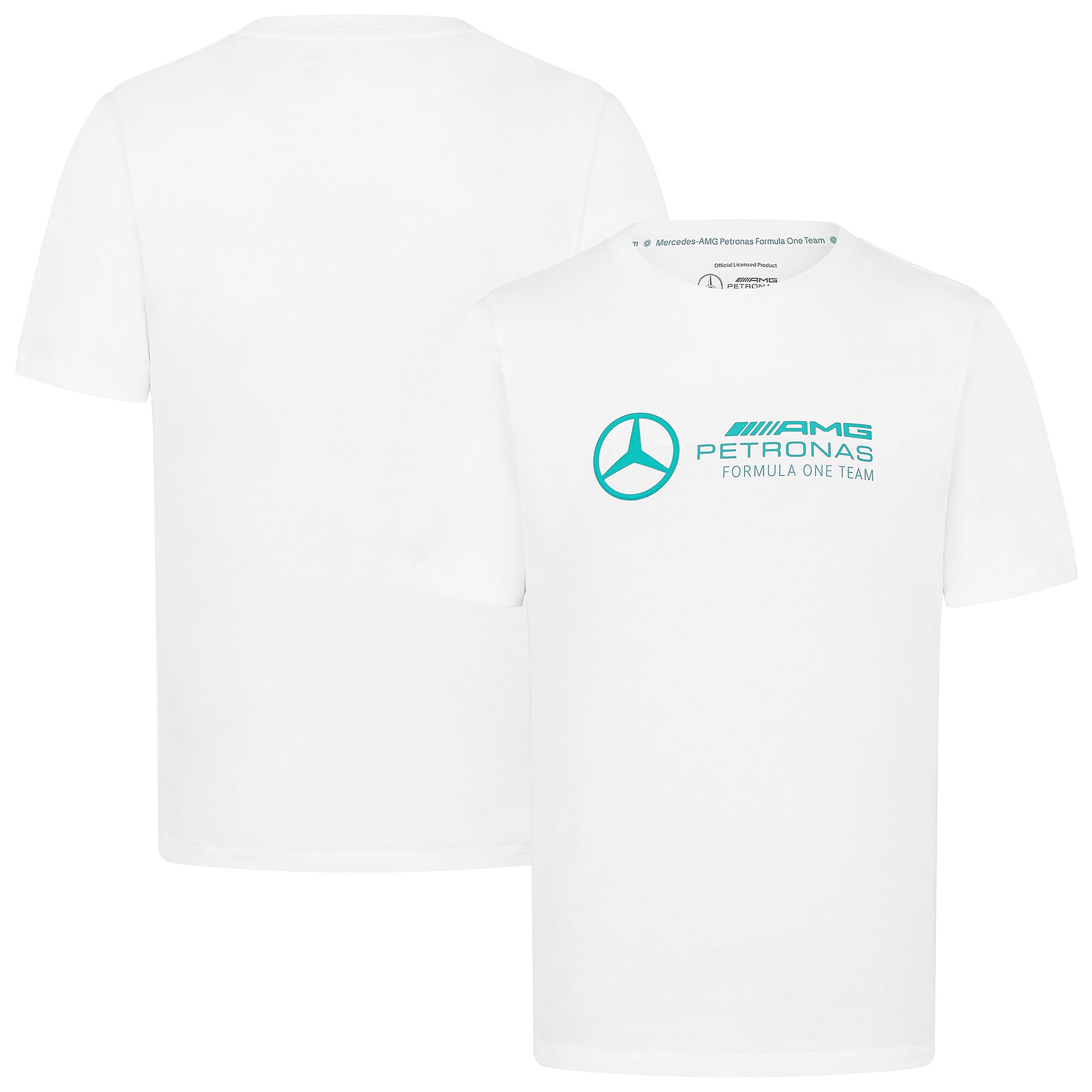Mercedes AMG Petronas F1 Logo T-Shirt - White