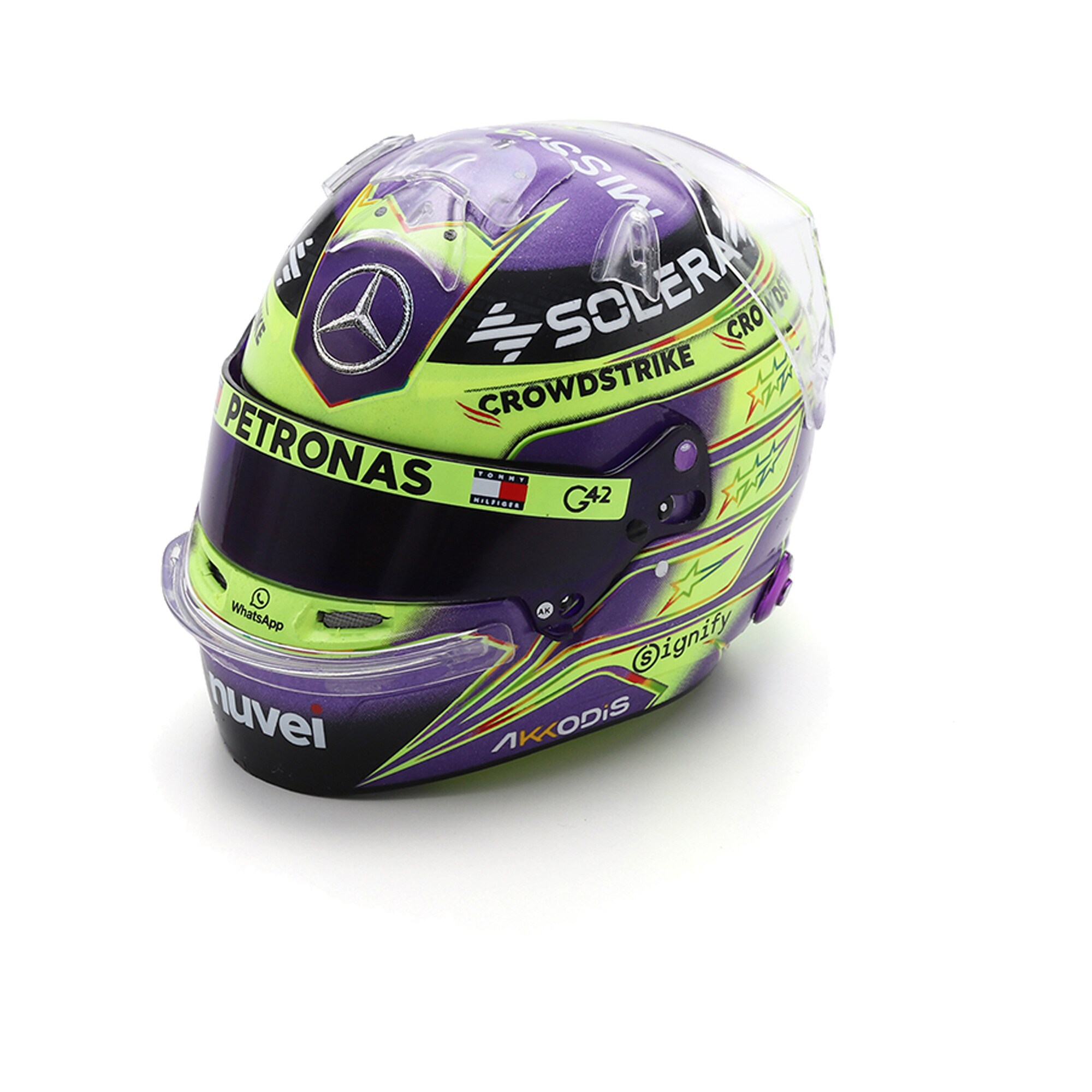 Mercedes AMG Petronas Lewis Hamilton 2024 1:5 Spark Model Helmet