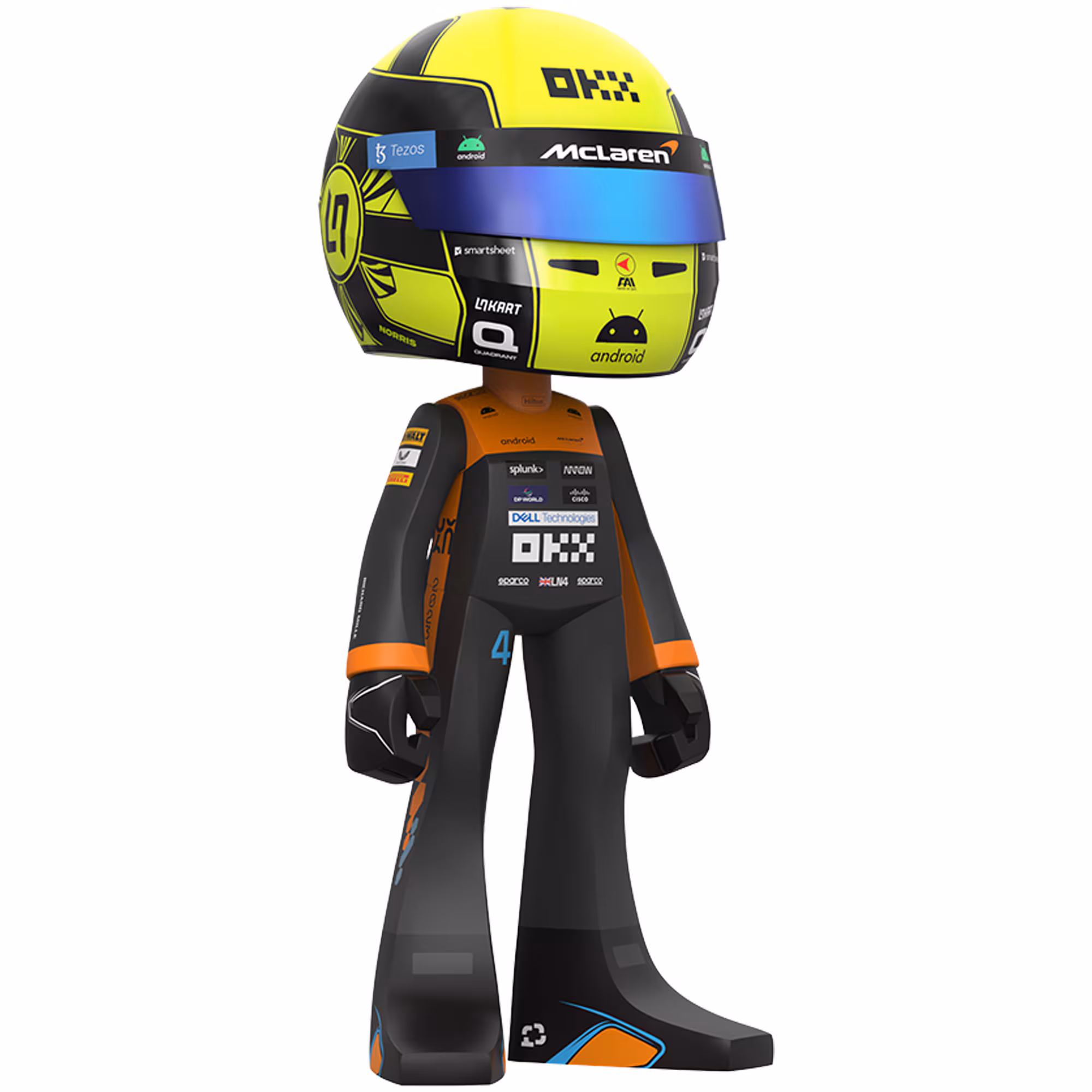 McLaren Mighty Jaxx 2023 Lando Norris Collectable Figurine