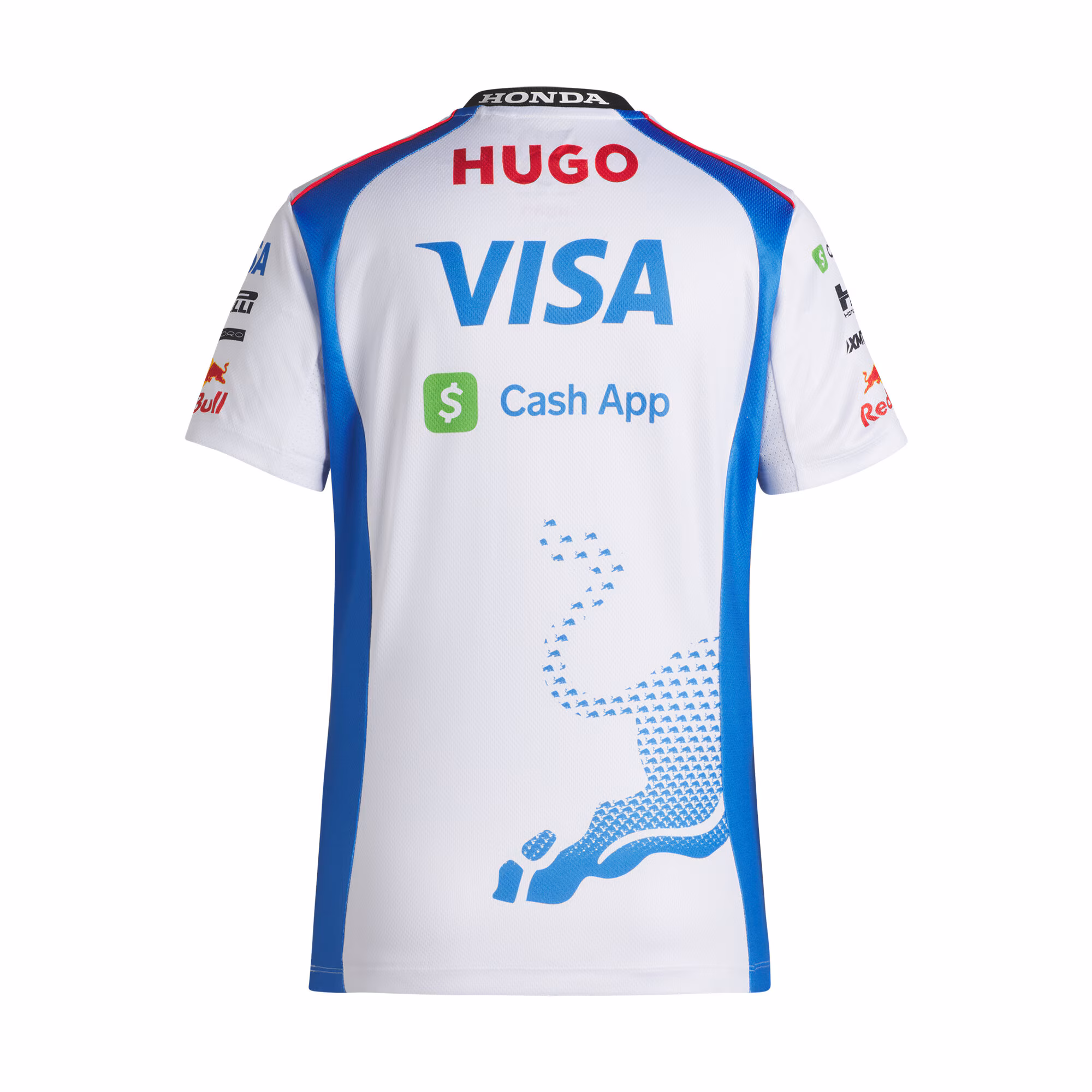 VCARB Hugo 2025 Team T-Shirt - White - Womens