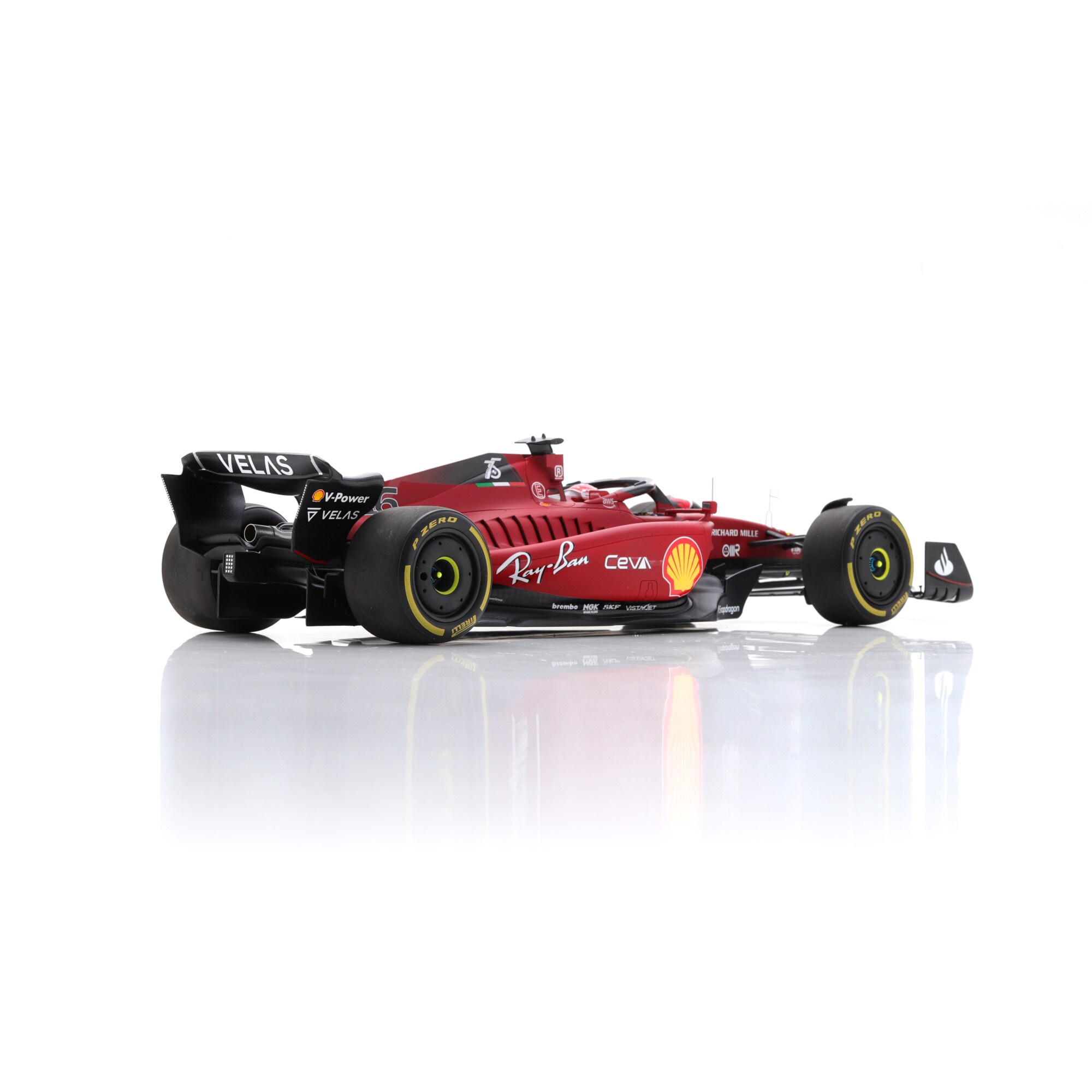 Scuderia Ferrari F1-75 No.16 Winner Austria GP Charles LeClerc 1:18 LookSmart Model