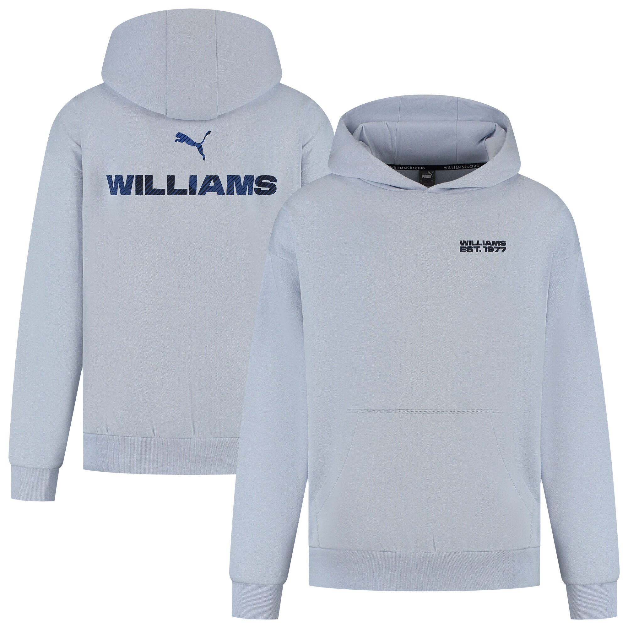 Williams Racing Puma Back Logo Hoodie - Grey