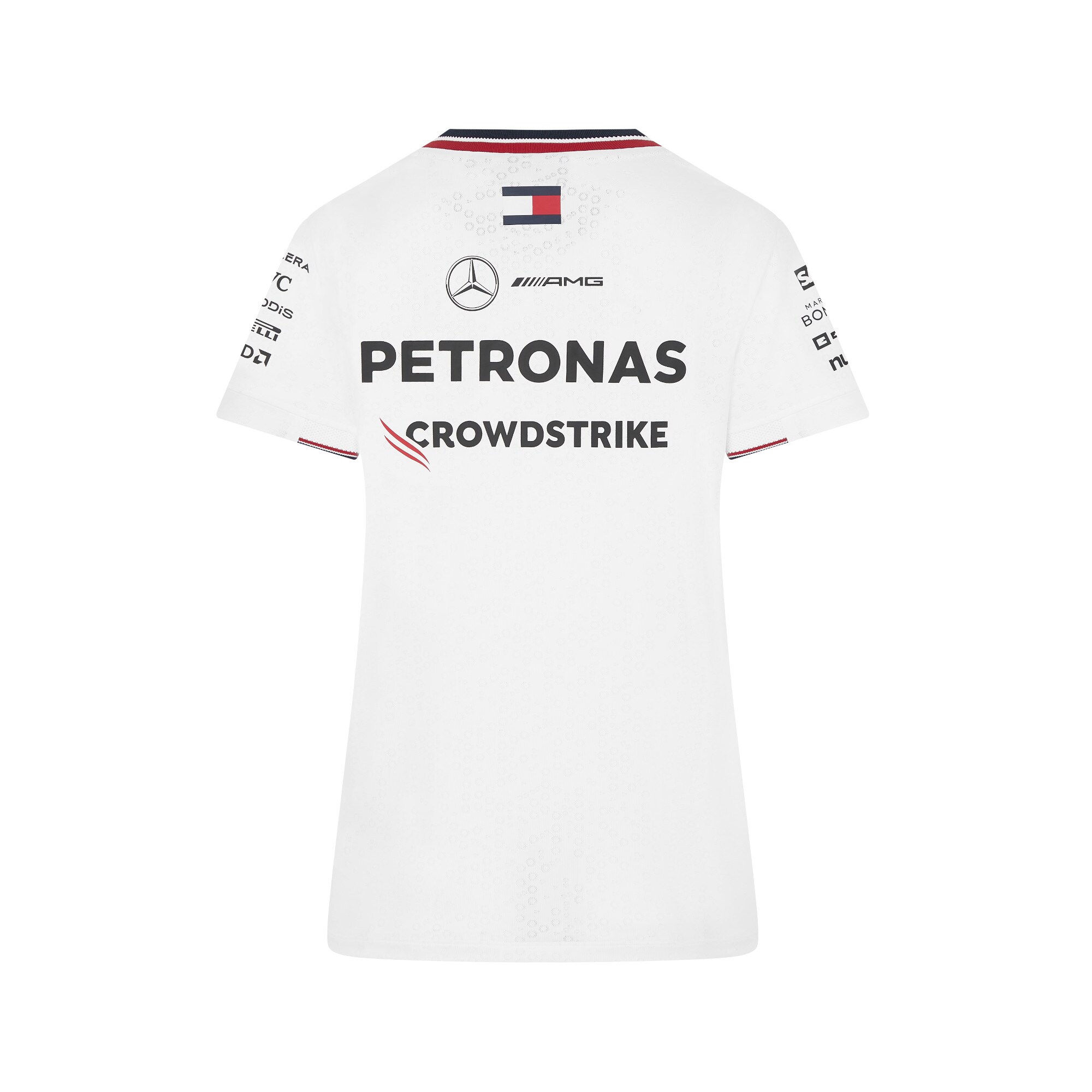 Mercedes AMG Petronas F1 2024 Team Driver T-Shirt - White - Womens