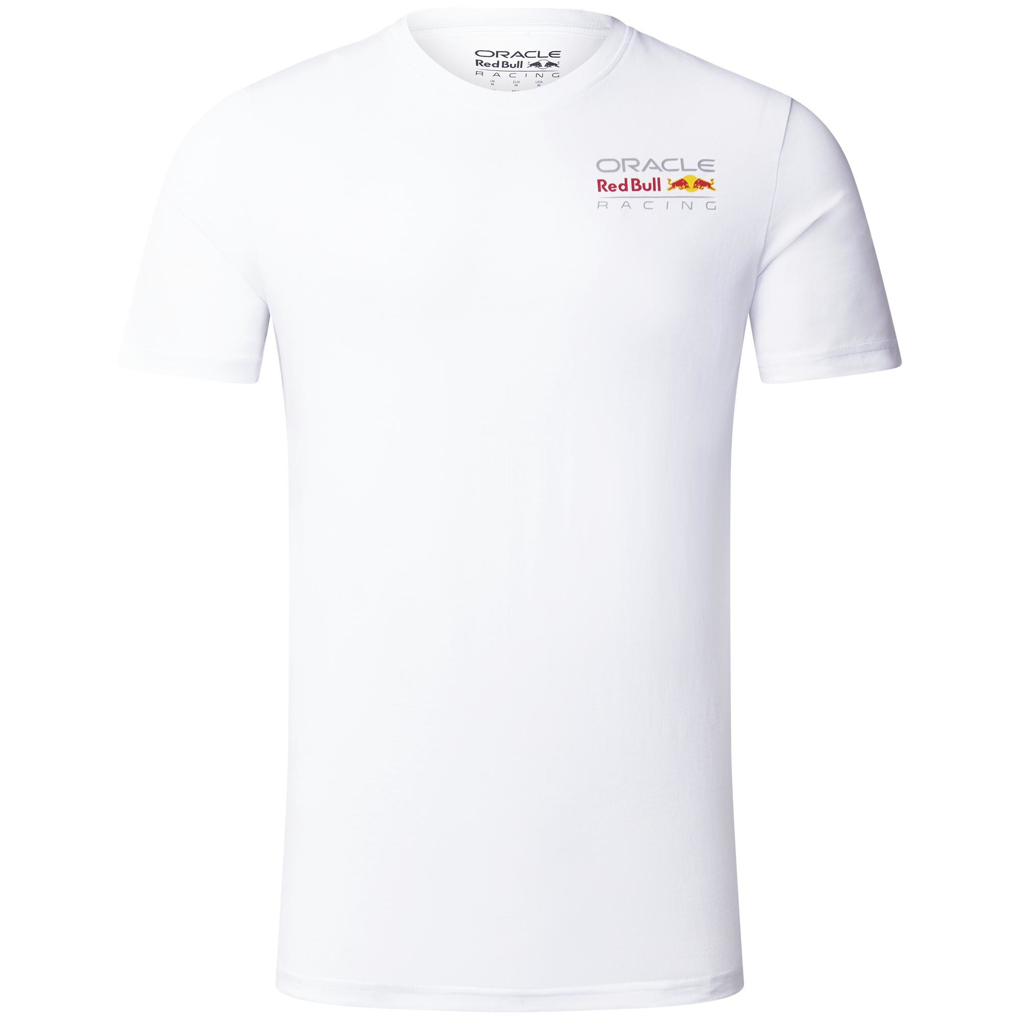 Oracle Red Bull Racing Large Logo T-shirt - White - Unisex