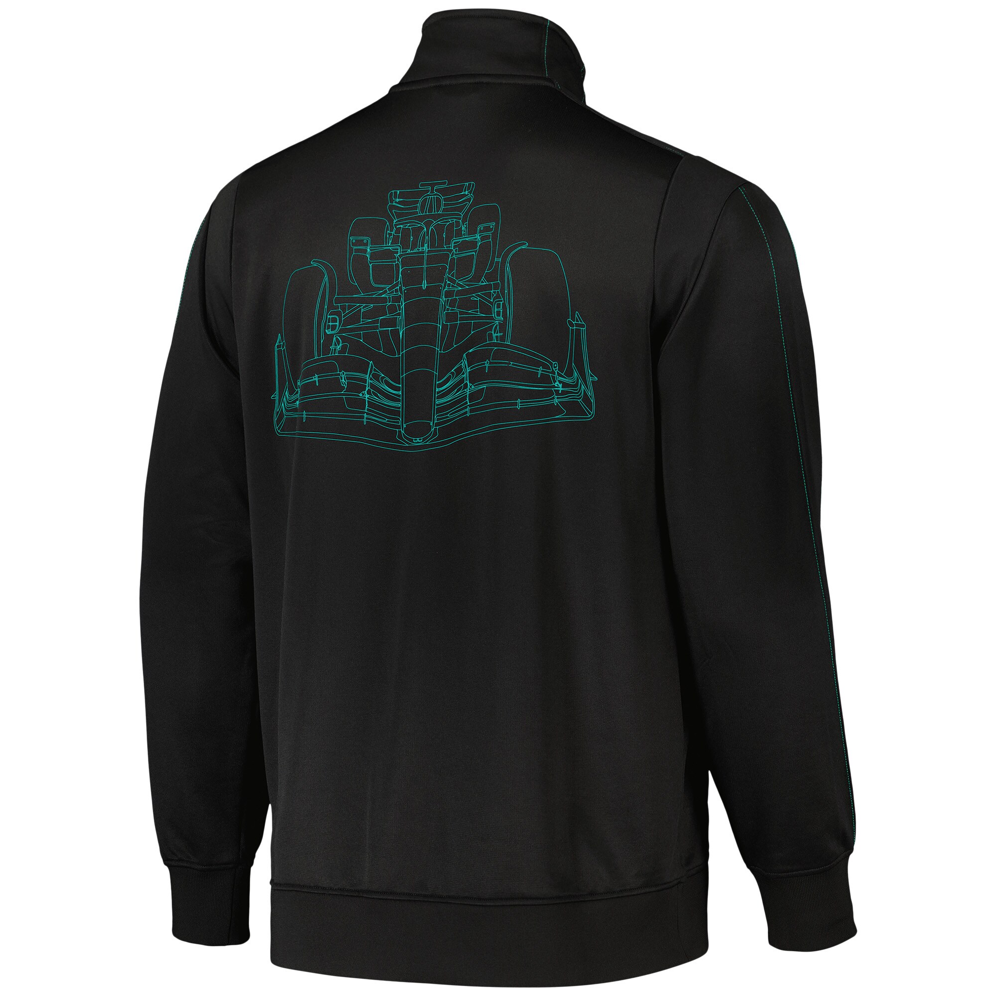 Mercedes AMG Petronas MT7 Track Jacket by Puma - Black