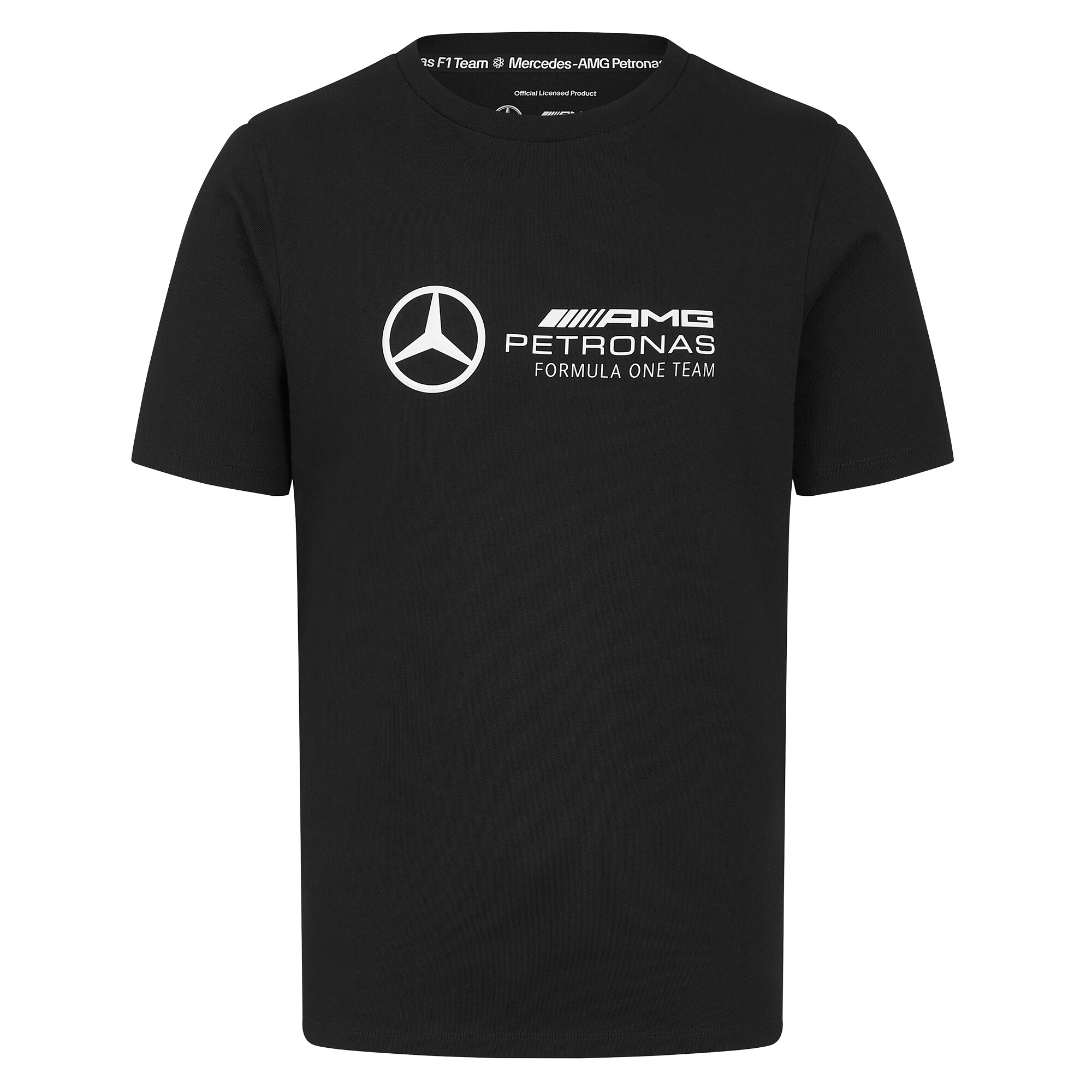 Mercedes AMG Petronas F1 Logo T-Shirt - Black