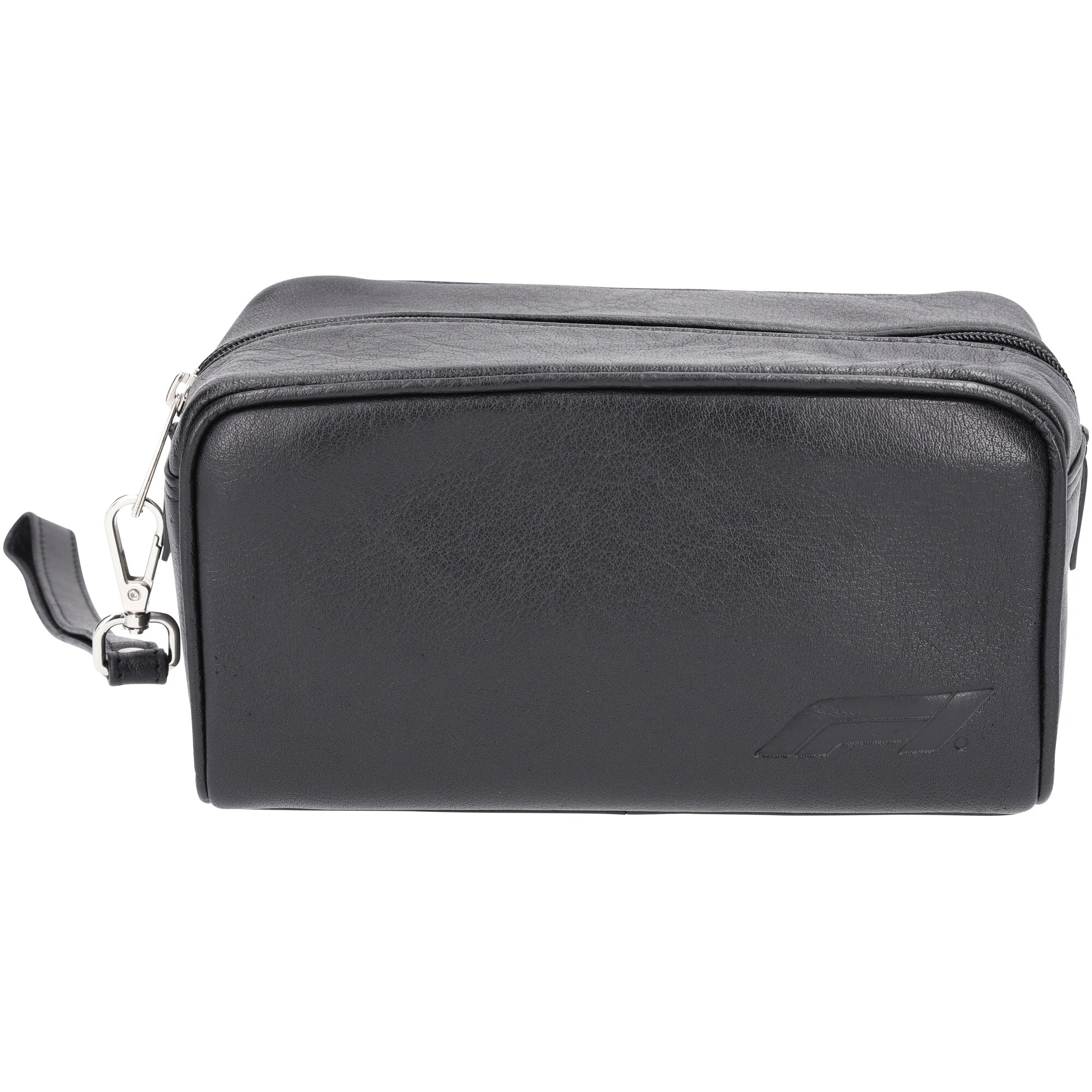 Formula 1 Logo Leather Wash Bag