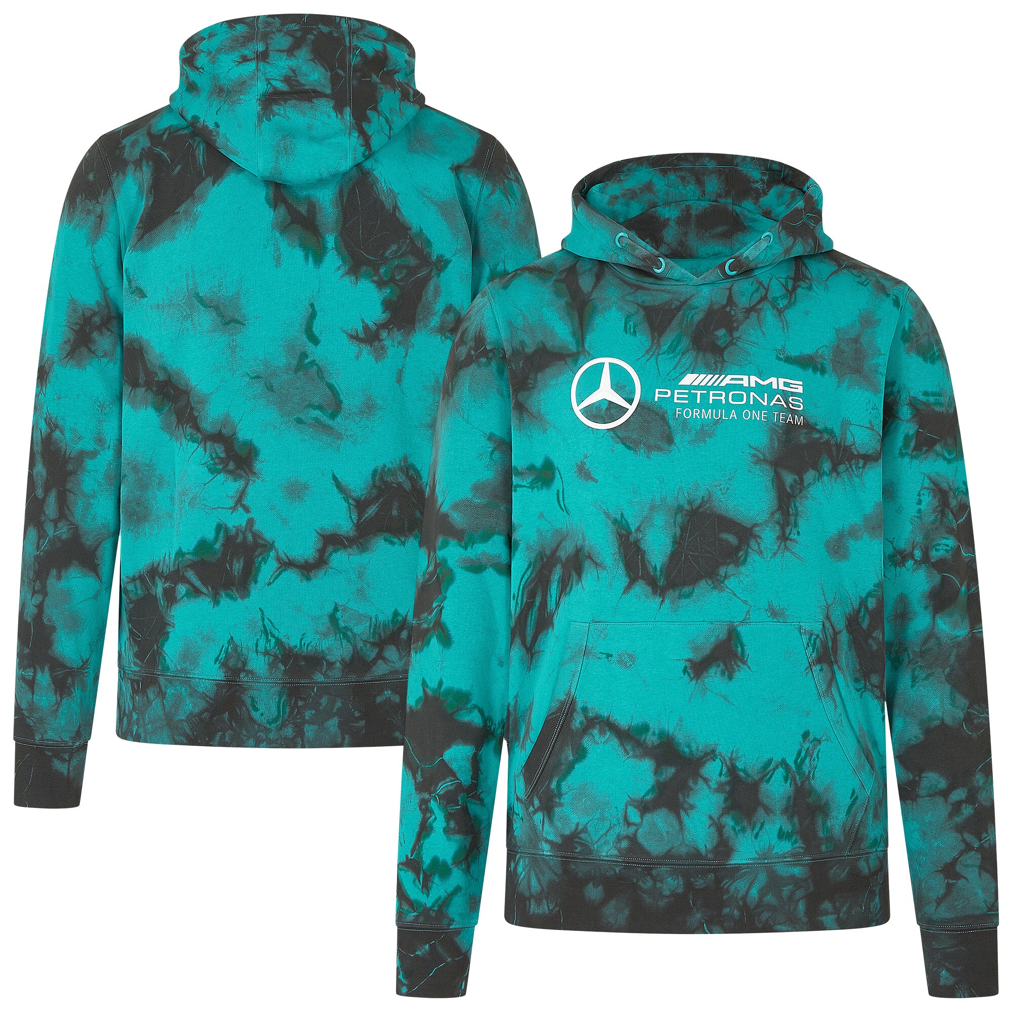 Mercedes AMG Petronas F1 Tie Dye Hoodie