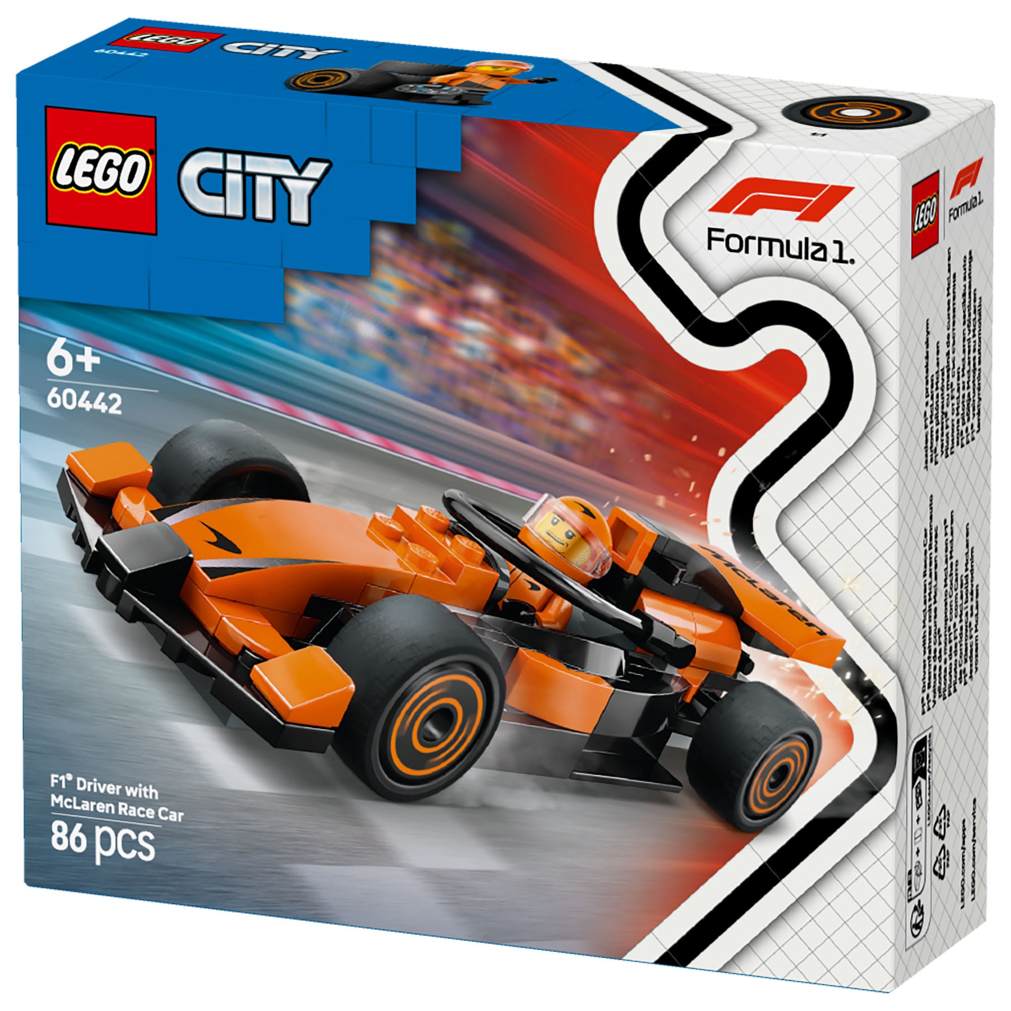F1® LEGO® Driver with McLaren Race Car