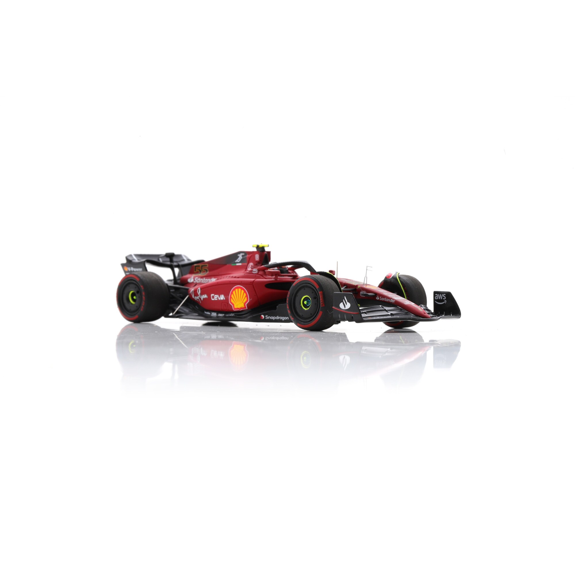 Scuderia Ferrari F1-75 No.55 Winner Great Britain GP Carlos Sainz 1:43 LookSmart Model