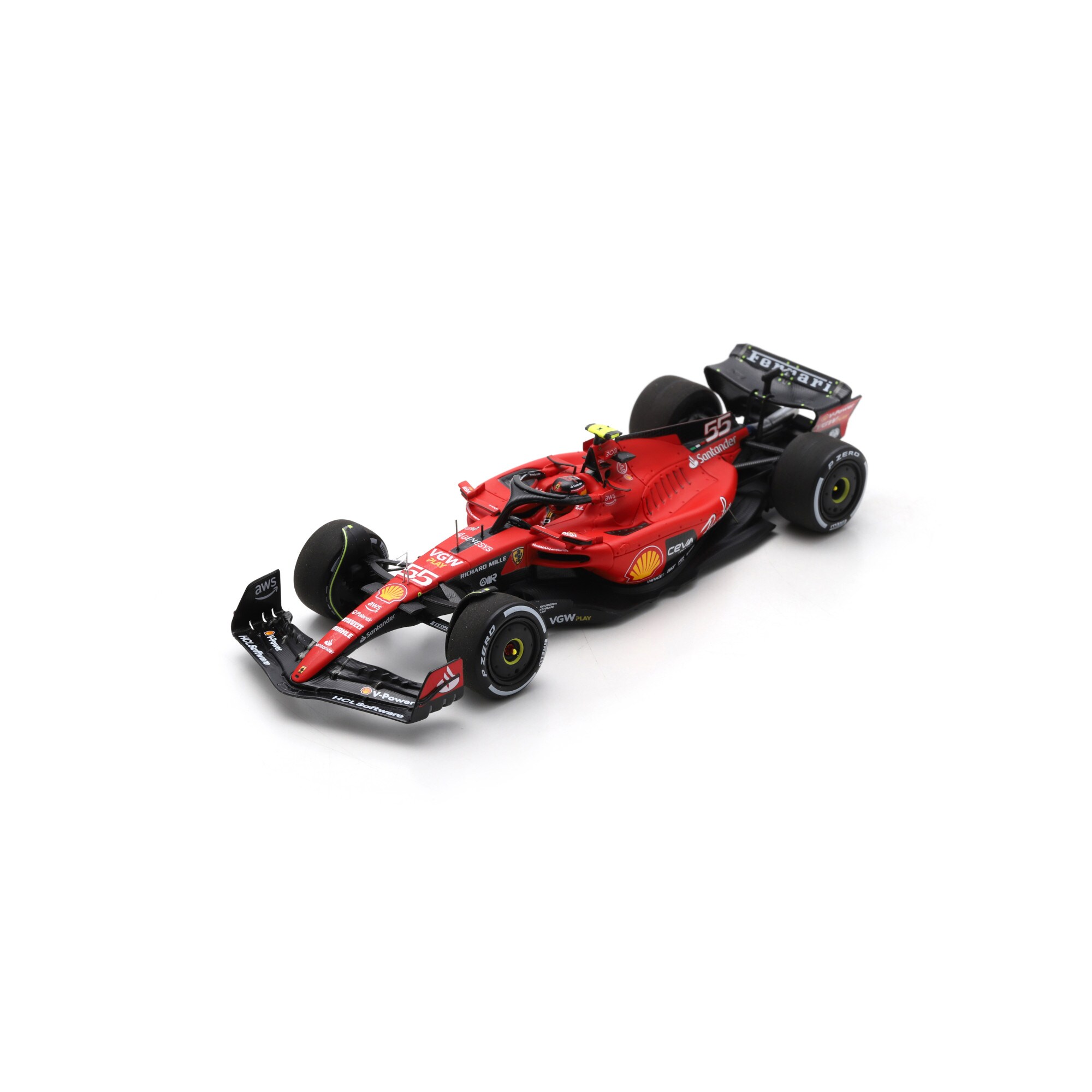 Scuderia Ferrari SF23 No.55 Bahrain GP 4th Place - Carlos Sainz 1:43 LookSmart Model