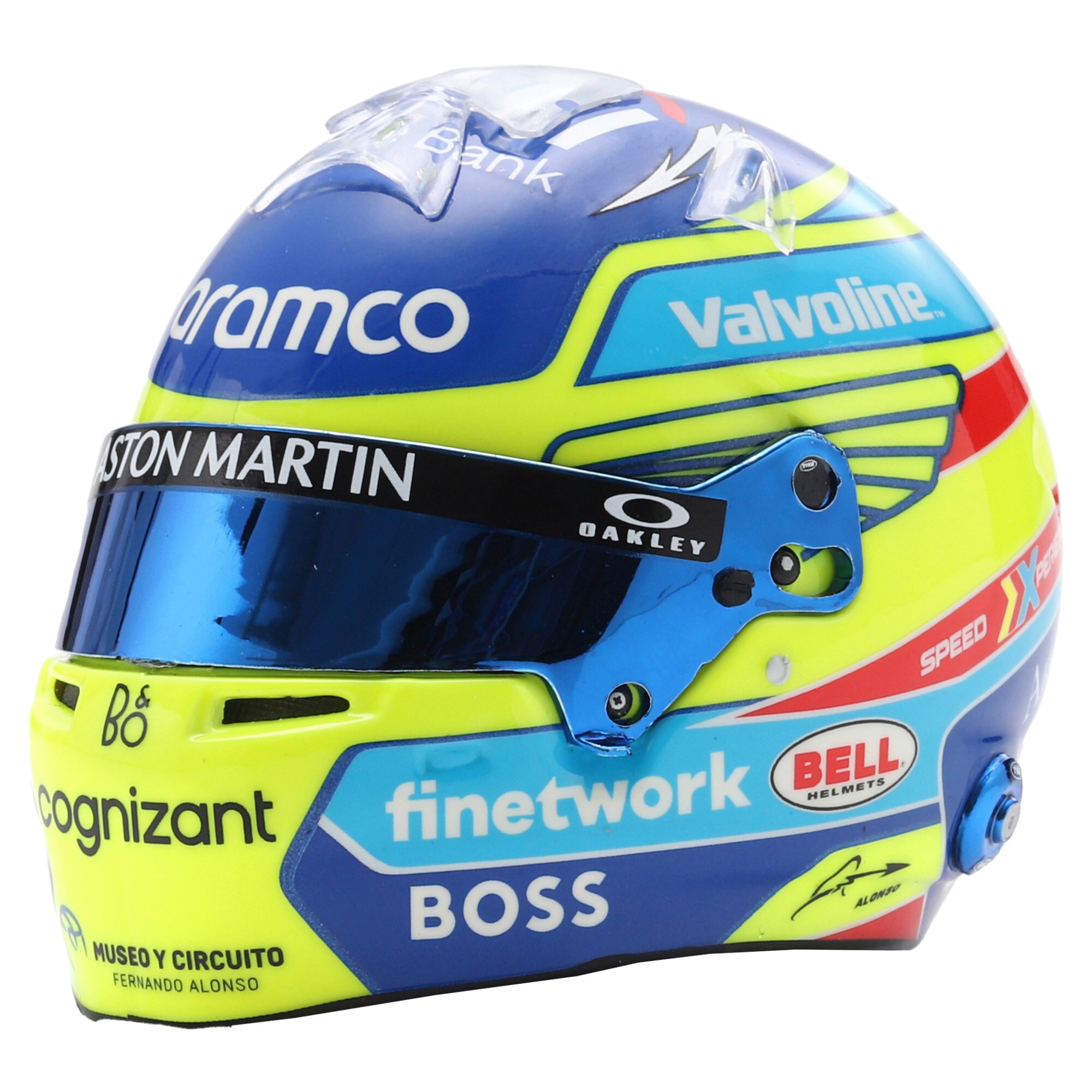 Aston Martin Aramco F1 Team Fernando Alonso 2024 1:5 Spark Model Helmet