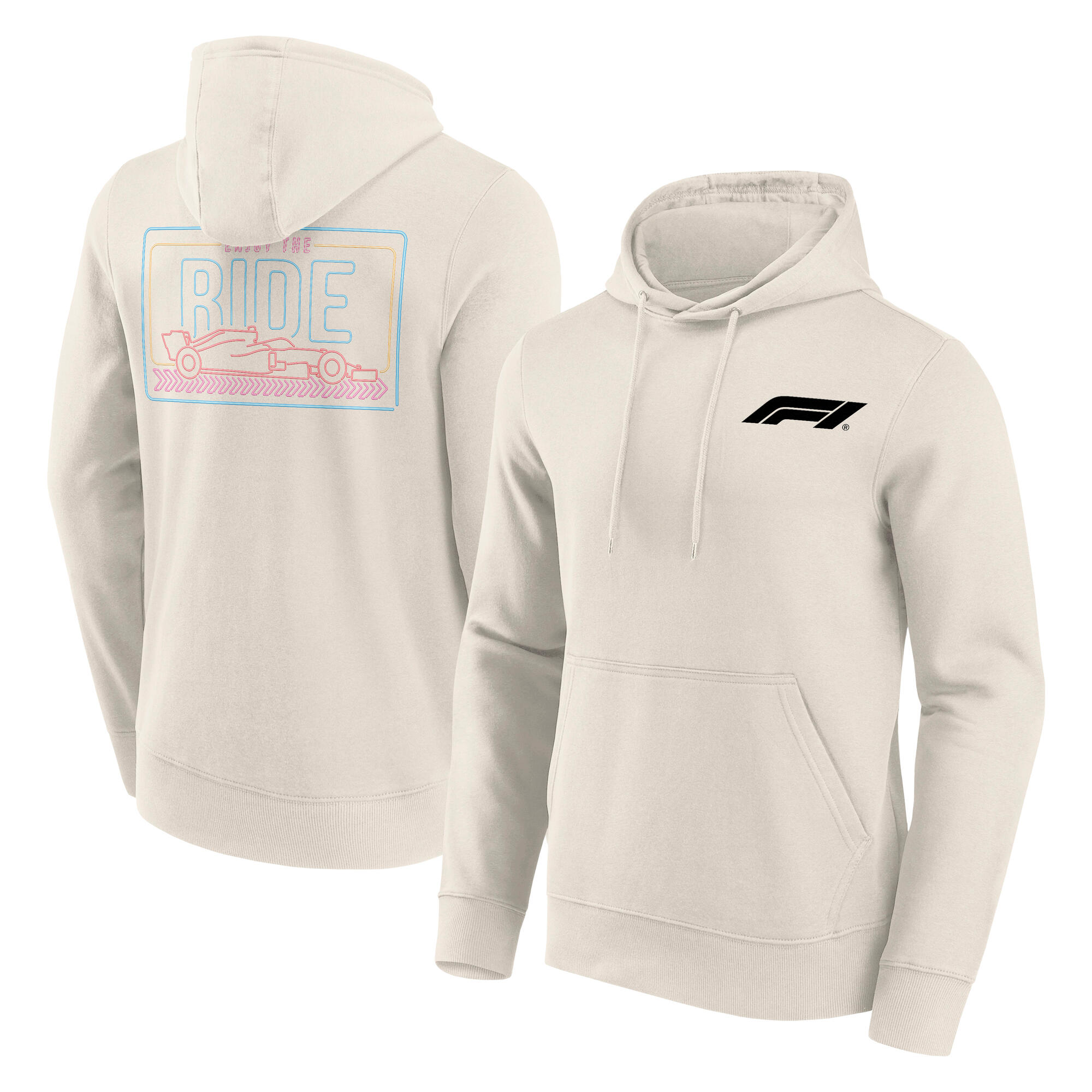 Formula 1 Enjoy The Ride Graphic Hoodie - Off White
