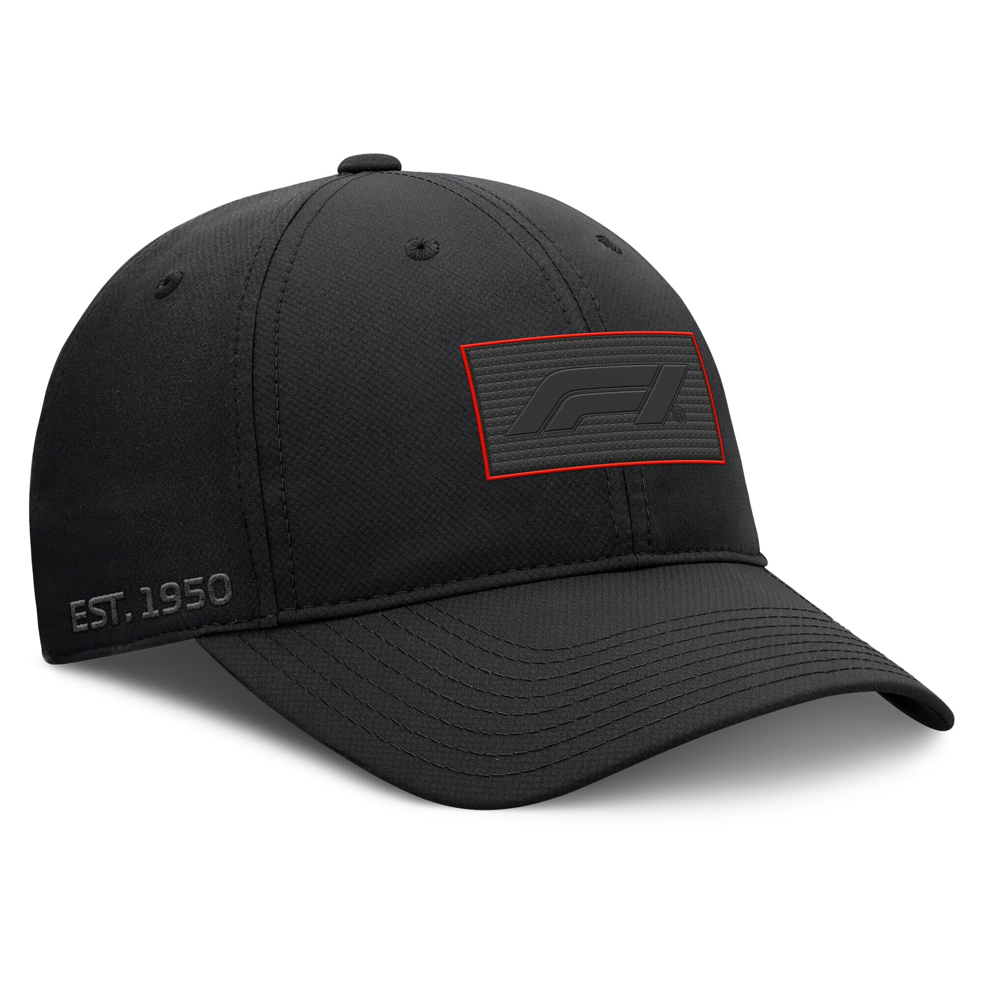 Formula 1 Midnight Structured Adjustable Midcrown Cap - Black - Unisex