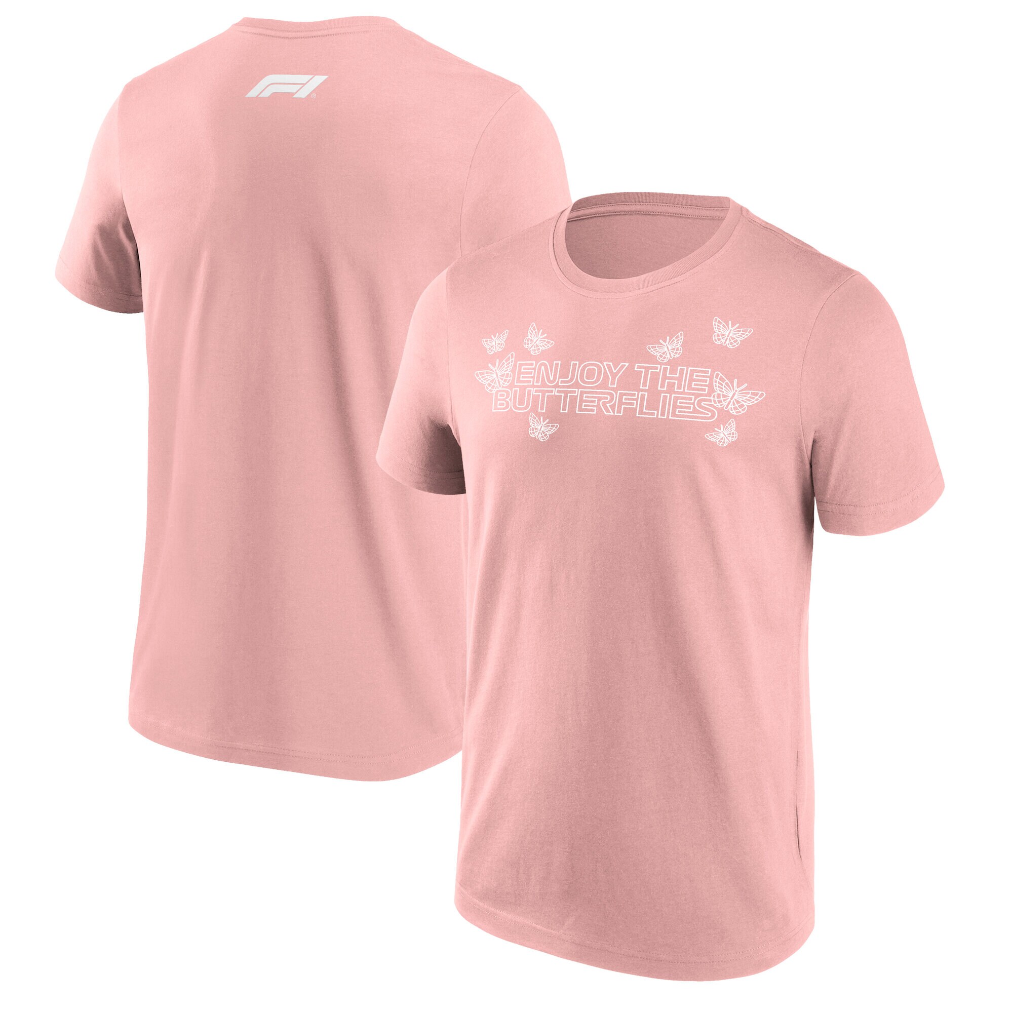 Formula 1 Enjoy the Butterflies Graphic T-Shirt - Pink