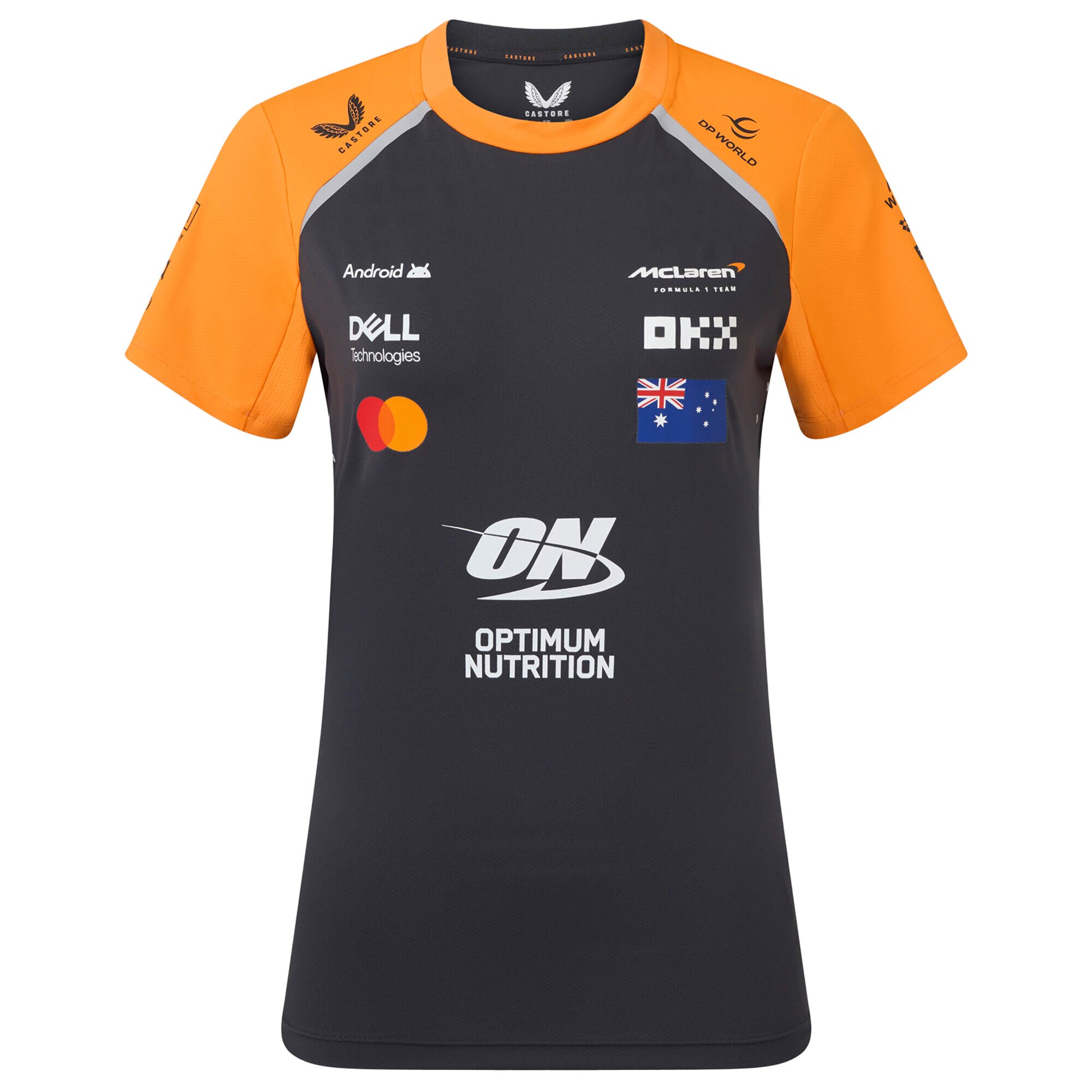 McLaren 2025 Team Oscar Piastri Driver Set Up T-Shirt - Phantom - Womens