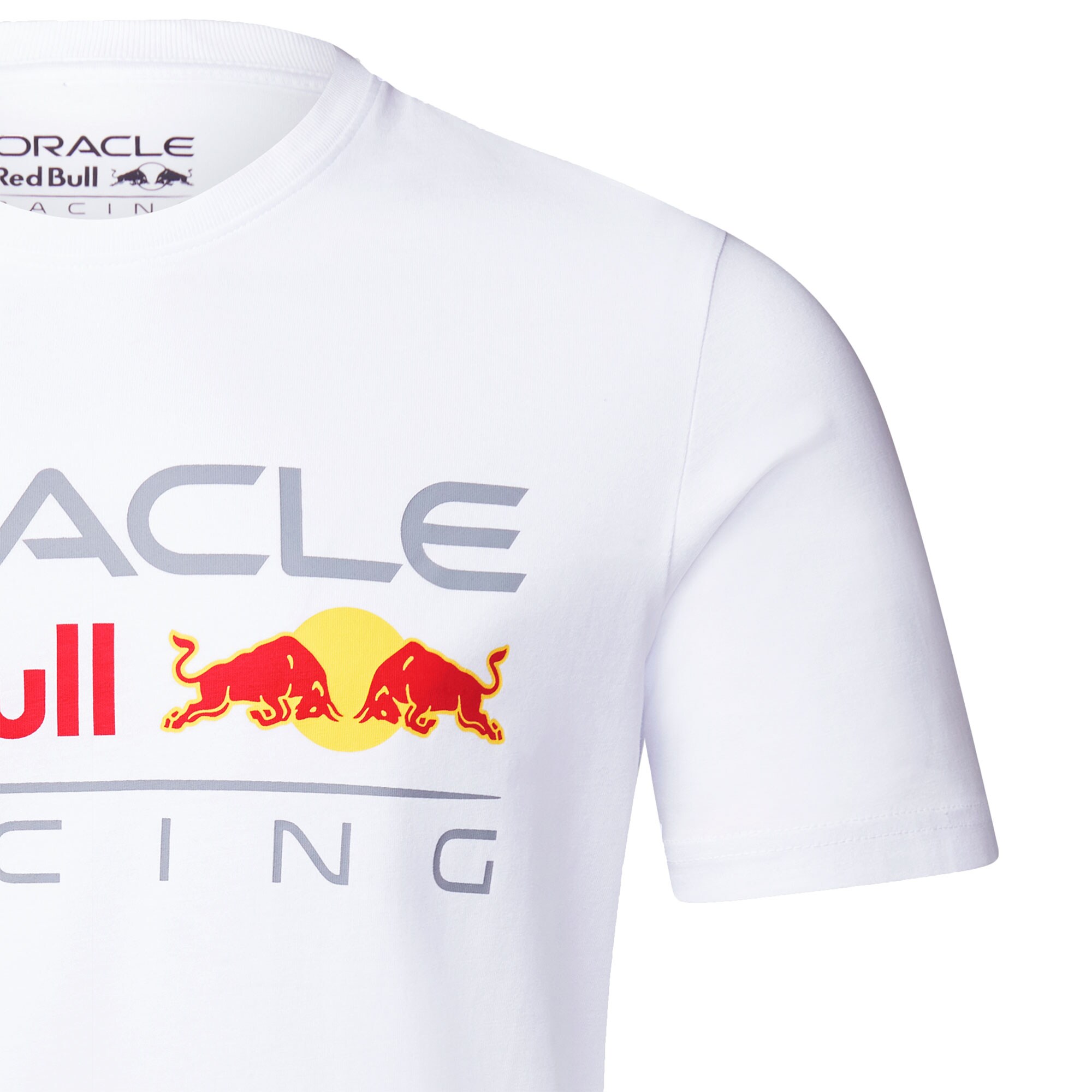 Red Bull Racing Large Logo T-shirt - White - Unisex