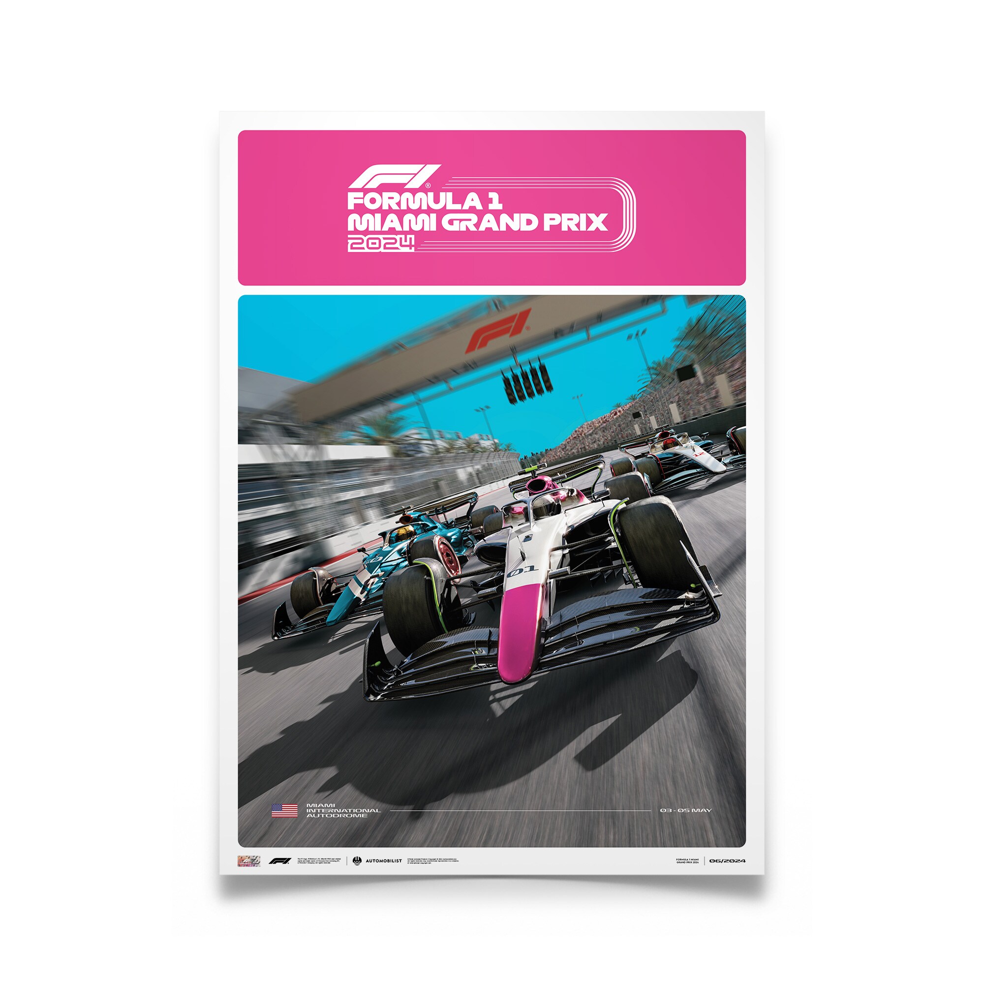 Formula 1 Miami Grand Prix 2024 Poster