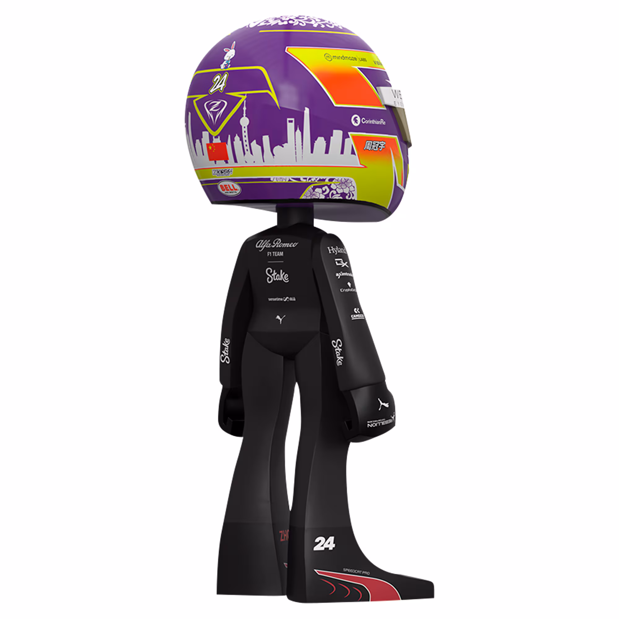 Alfa Romeo Sauber F1 Mighty Jaxx 2023 Zhou Guanyu Collectable Figurine