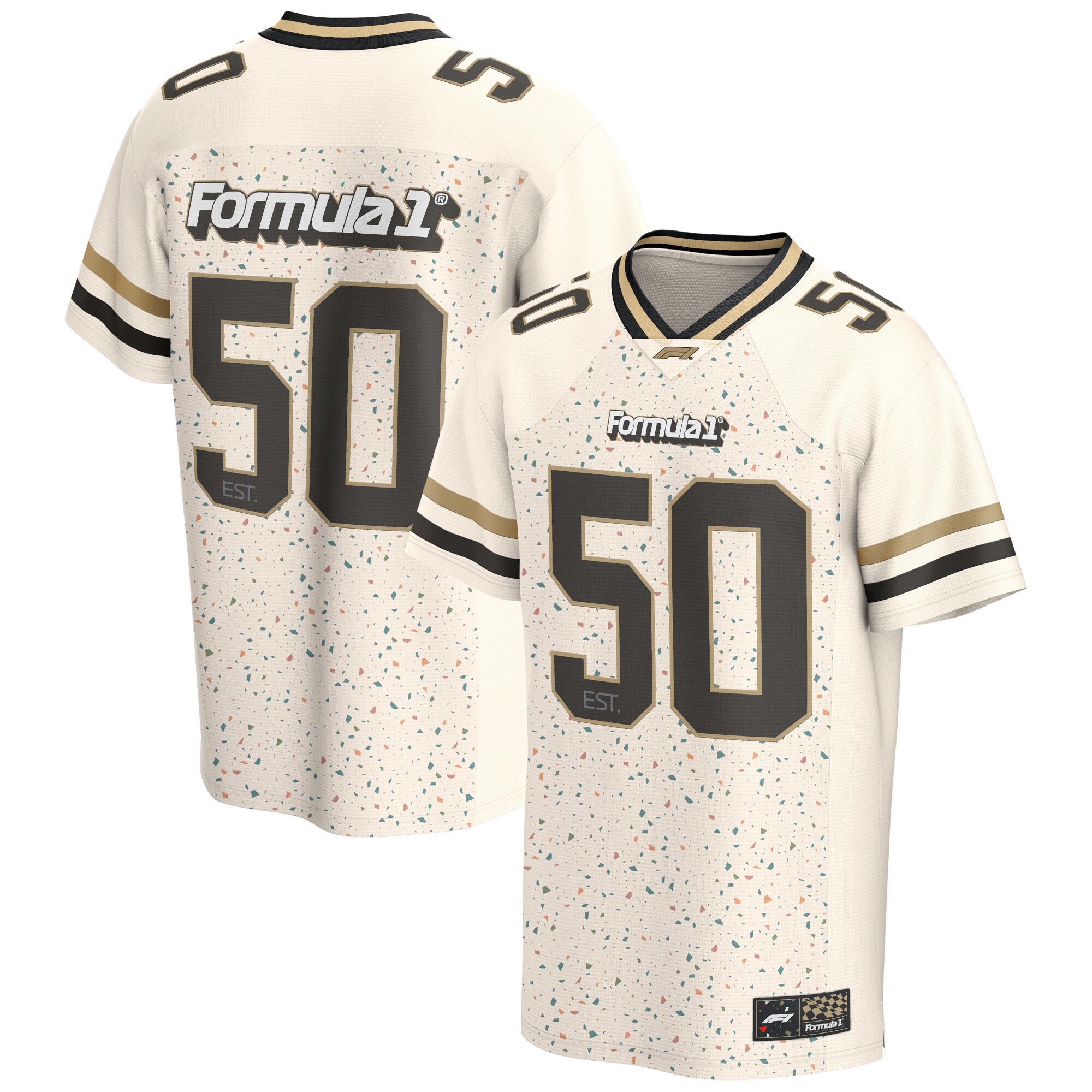 Formula 1 All Over Terrazzo Print Foundation Jersey