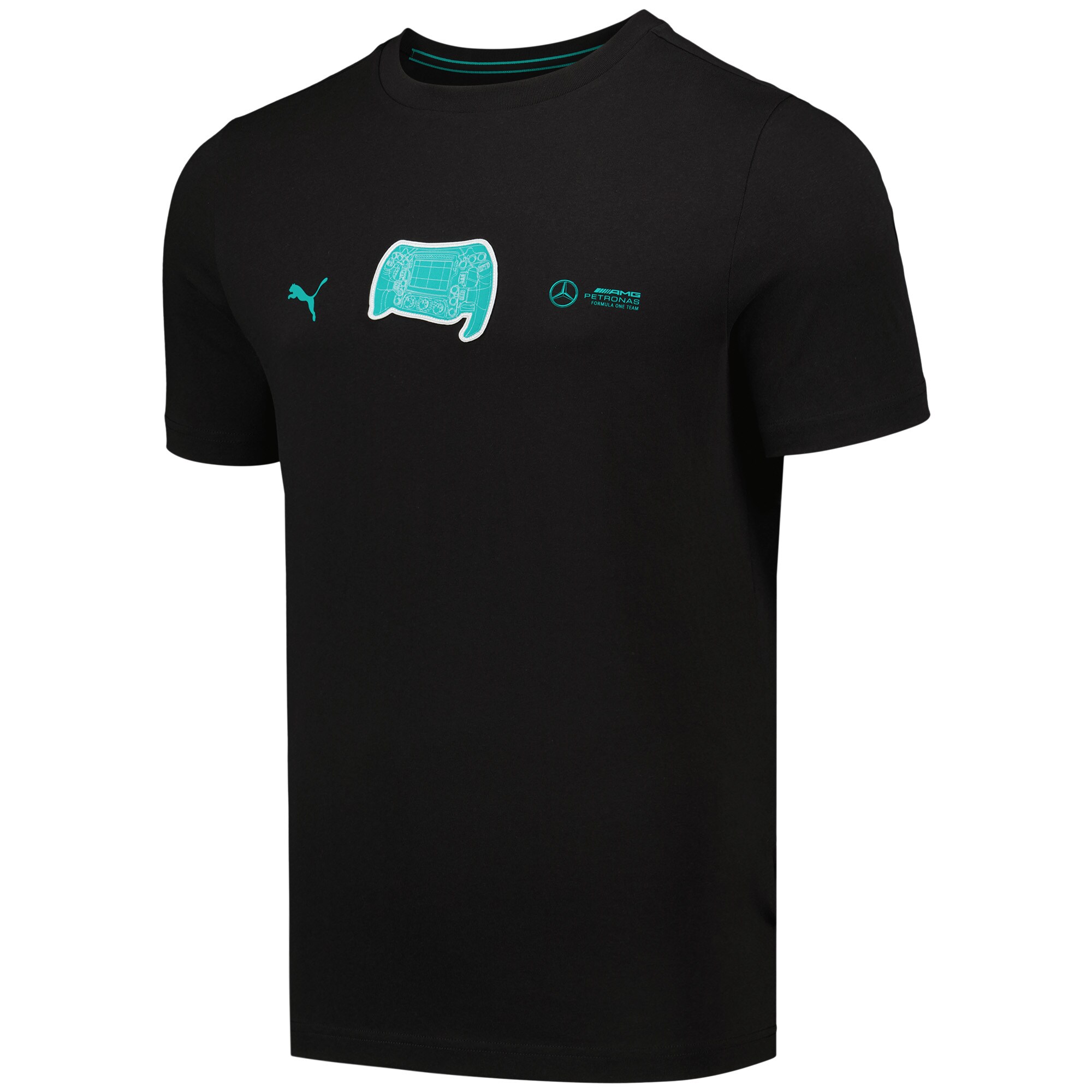 Mercedes AMG Petronas Graphic T-Shirt by Puma - Black